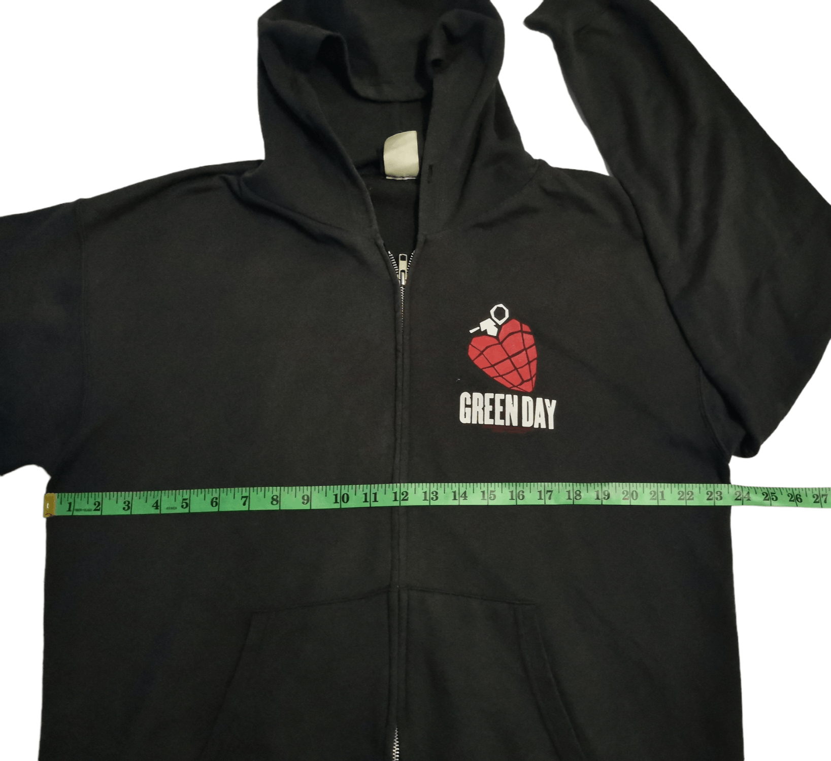 Band Tees Vintage Green Day 2004 American Idiot Hoodie Warning Size US L / EU 52-54 / 3 - 6 Thumbnail