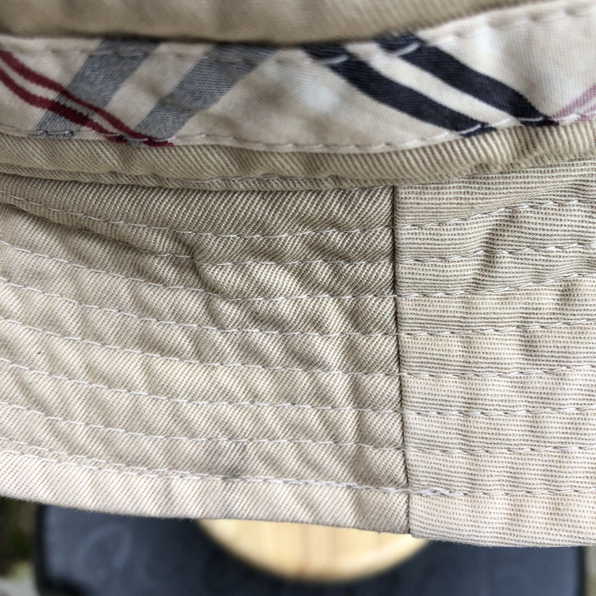 BEANPOLE × Japanese Brand Rare Vintage Bean Pole OG Logo Nova Check Styles Bucket Hat Size ONE SIZE - 5 Thumbnail