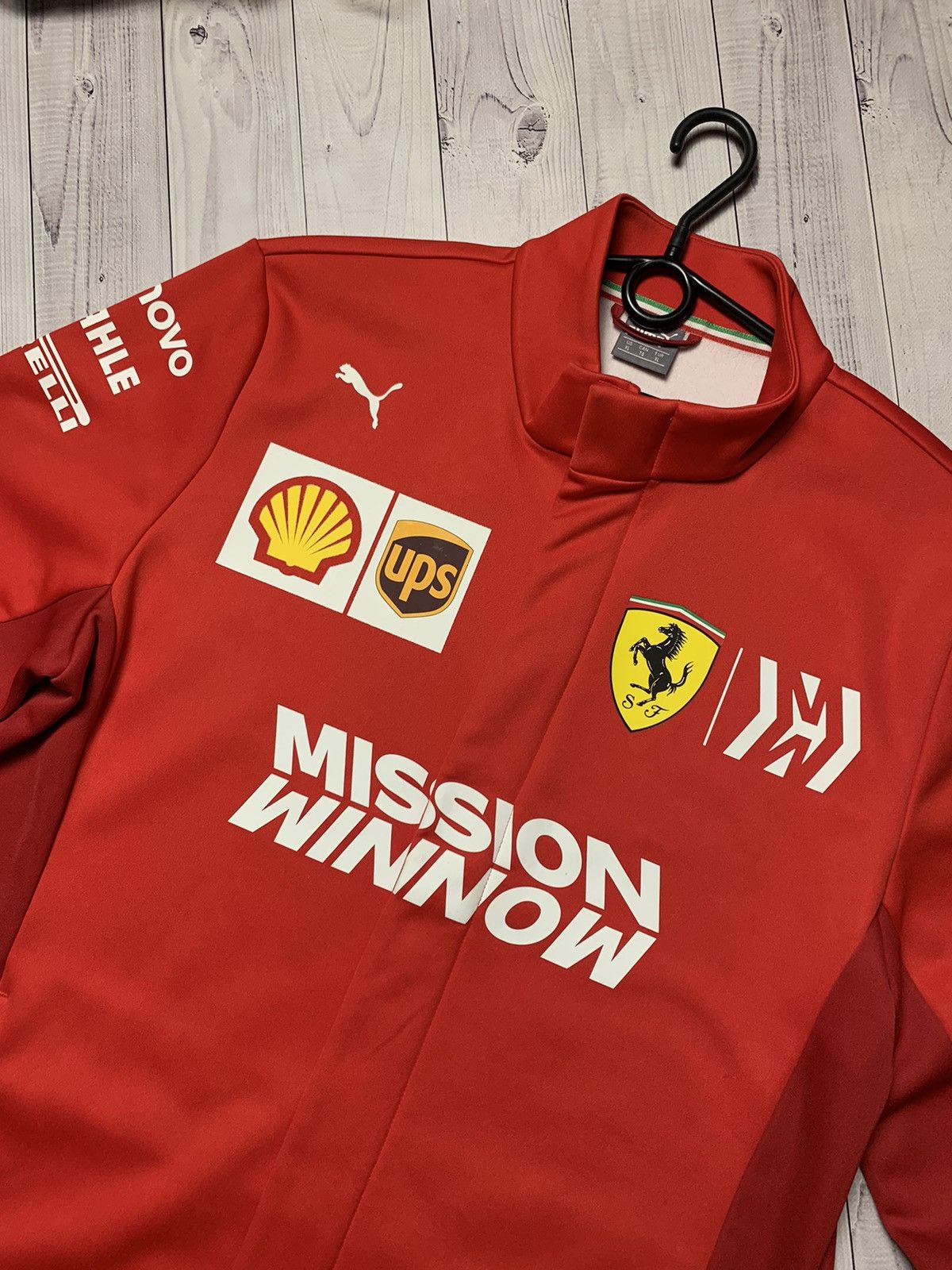 Vintage Ferrari racing jacket puma logo size Xl