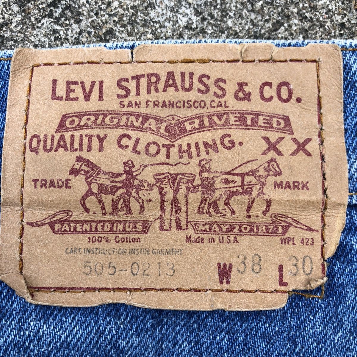 Levi's × Levi's Vintage Clothing 🔥Rare🔥🇺🇸Levis Custom Bandana Patchwork Distressed Denim Jeans Size US 38 / EU 54 - 18 Thumbnail