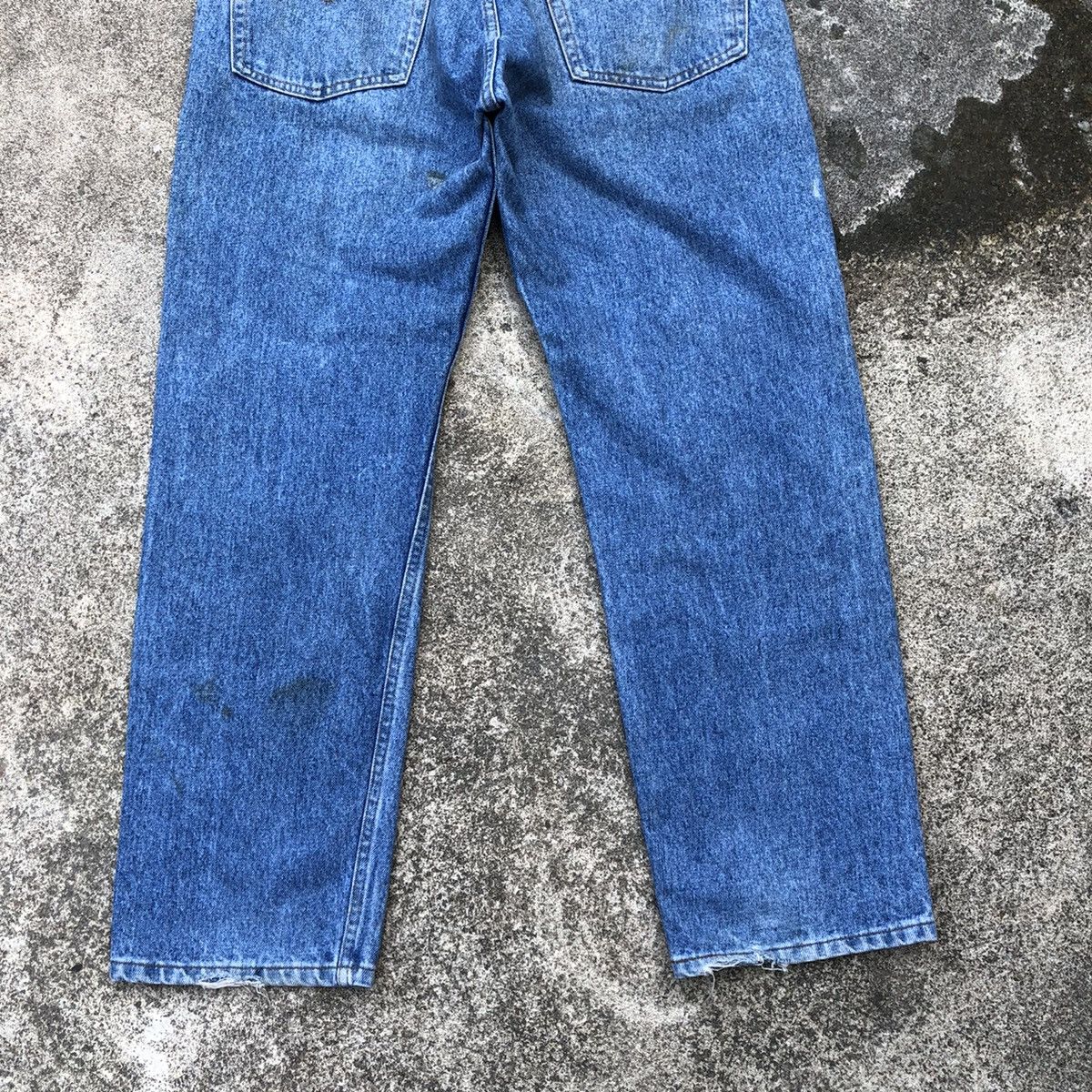 Levi's × Levi's Vintage Clothing 🔥Rare🔥🇺🇸Levis Custom Bandana Patchwork Distressed Denim Jeans Size US 38 / EU 54 - 6 Thumbnail