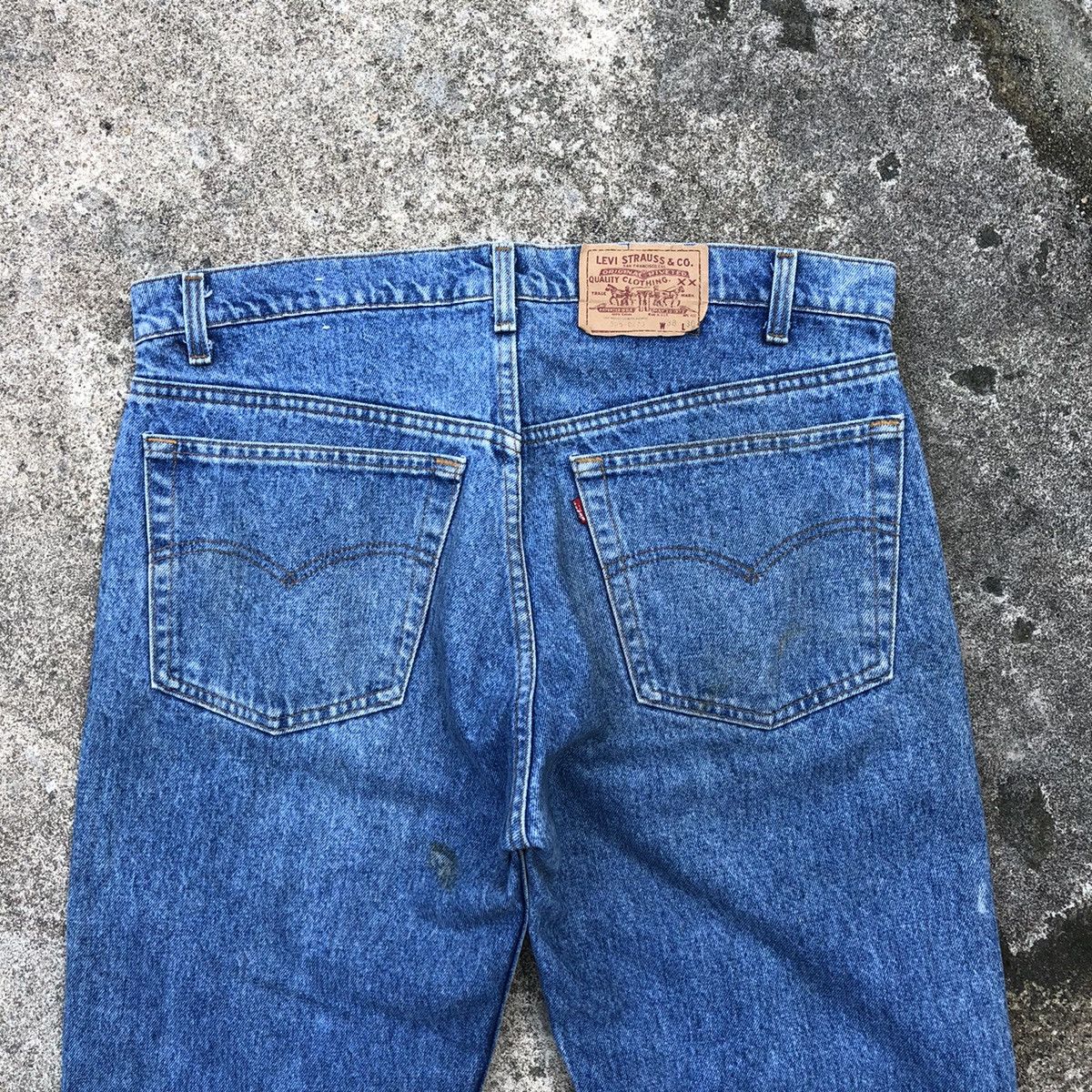 Levi's × Levi's Vintage Clothing 🔥Rare🔥🇺🇸Levis Custom Bandana Patchwork Distressed Denim Jeans Size US 38 / EU 54 - 5 Thumbnail