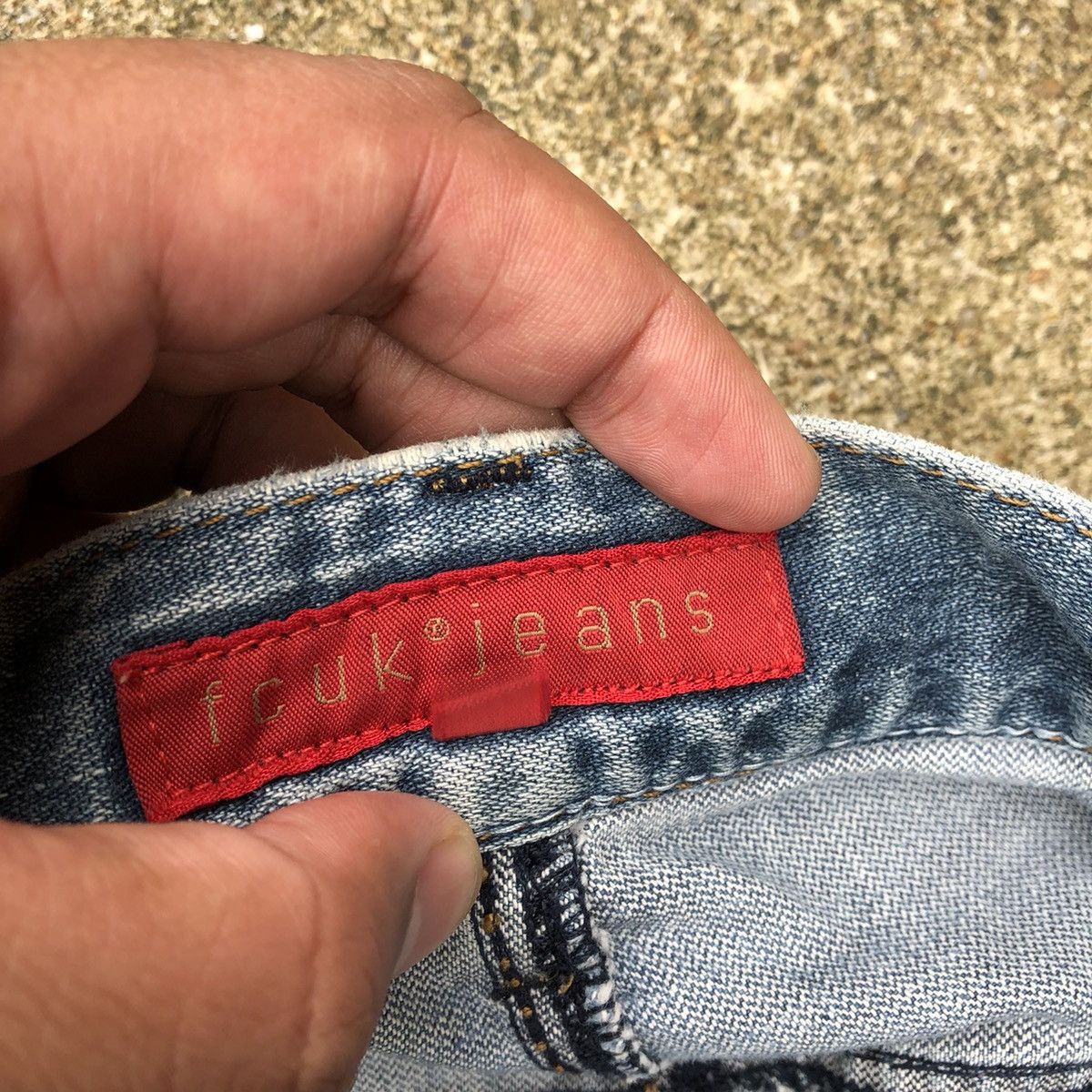 French Connection × Vintage 🔥Thrash🔥French Connection Patchwork Rips Distress Jeans Size US 36 / EU 52 - 16 Thumbnail