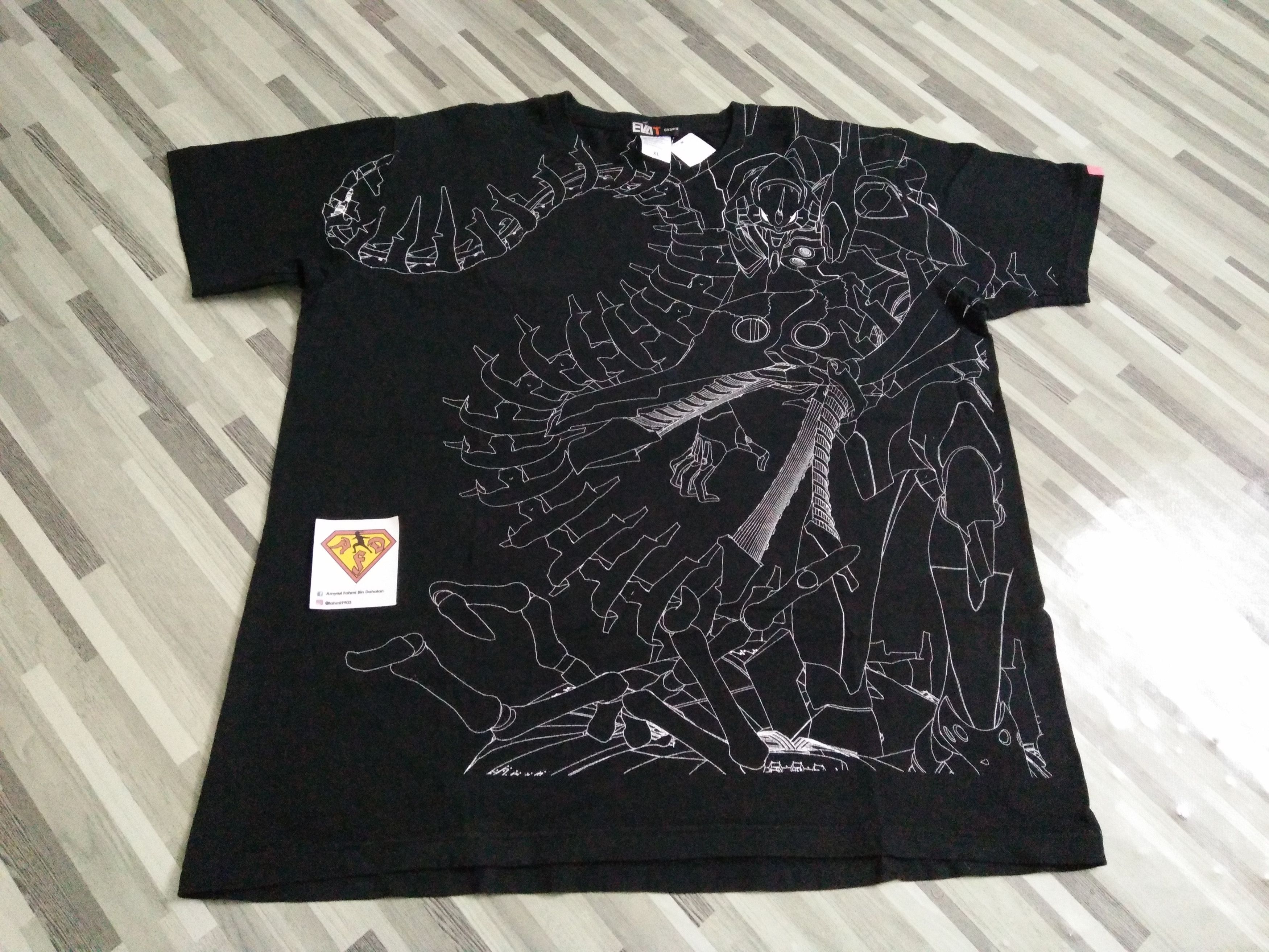 Anime Vintage Neon Genesis Evangelion anime shirt Size US XL / EU 56 / 4 - 3 Thumbnail