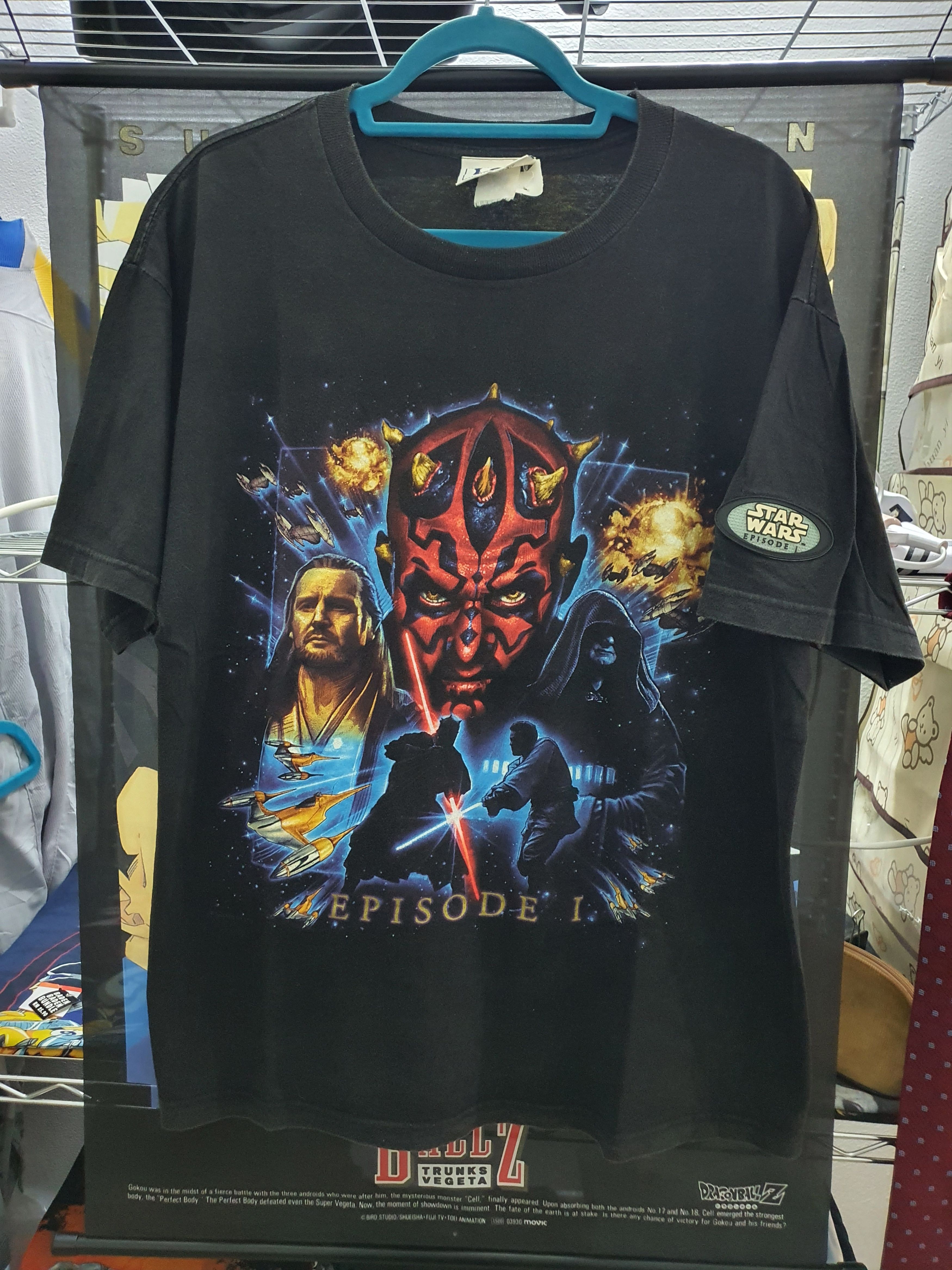 Star Wars Vintage Lee Sport Star Wars Episode 1 movie shirt Size US L / EU 52-54 / 3 - 2 Thumbnail