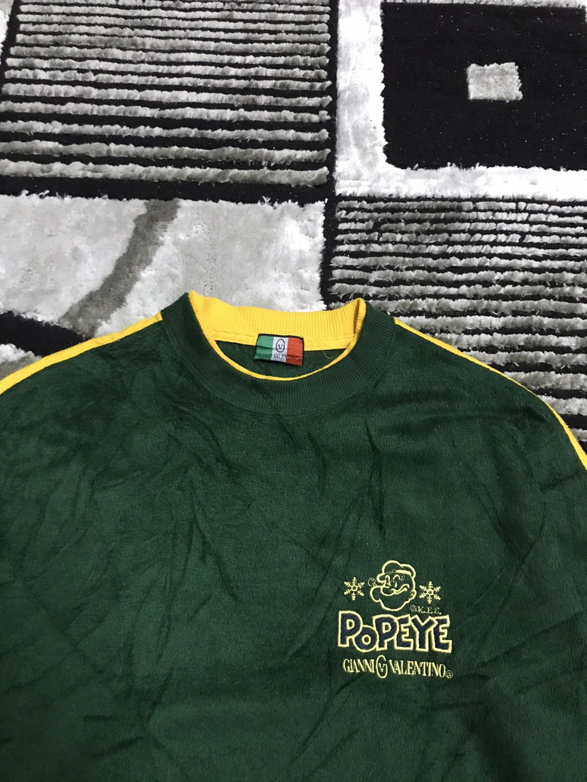 Cartoon Network × Valentino Gianni Valentino x Popeye fleece sweatshirt Size US M / EU 48-50 / 2 - 7 Thumbnail