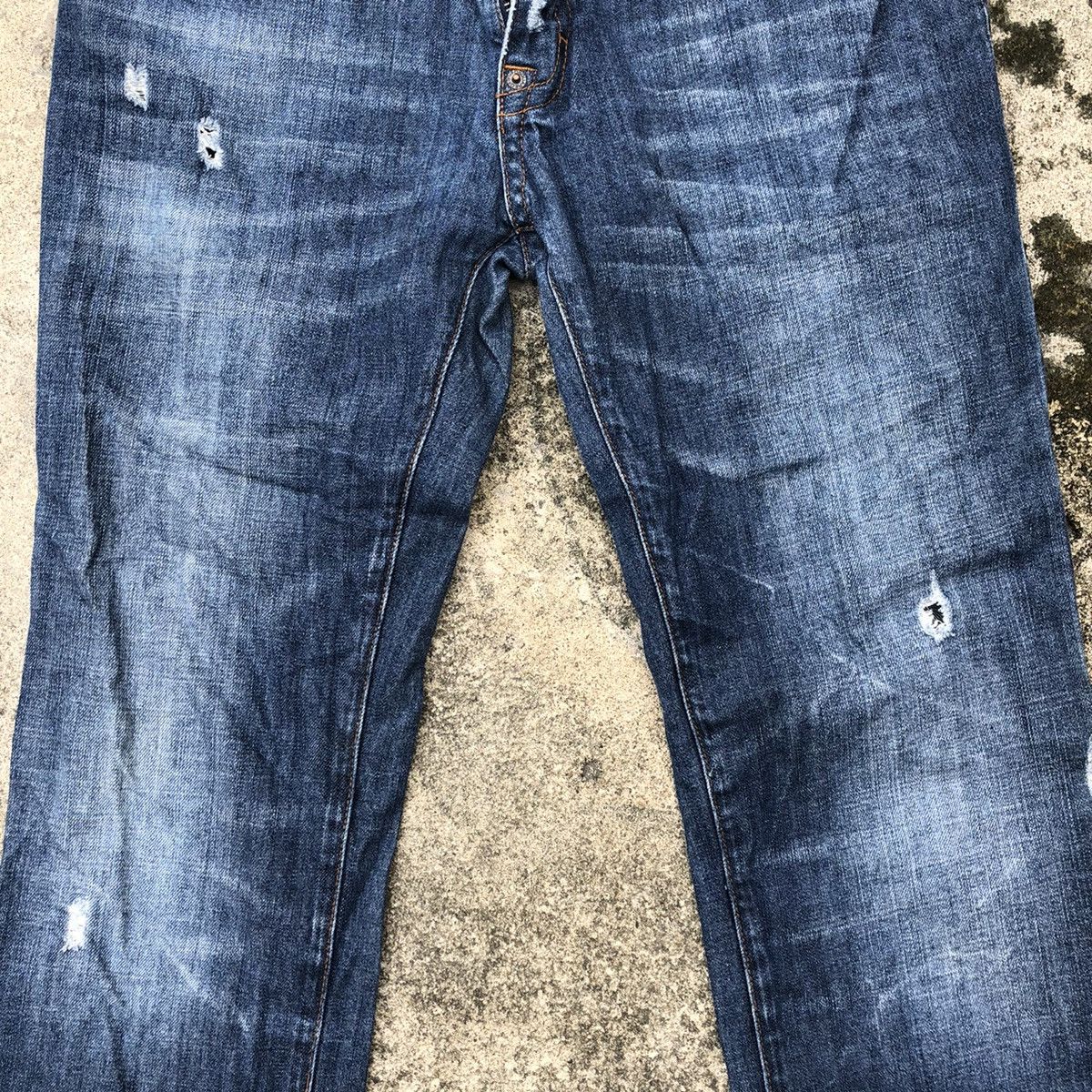 Dsquared2 × Vintage Rare Vintage Dsquared2 Distress Denim Jeans Size US 32 / EU 48 - 3 Thumbnail