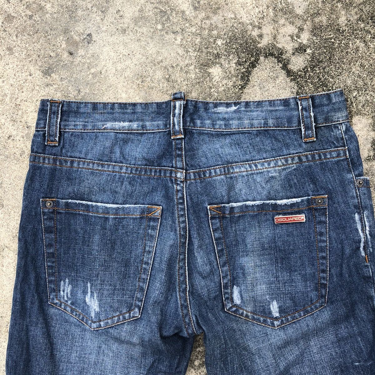 Dsquared2 × Vintage Rare Vintage Dsquared2 Distress Denim Jeans Size US 32 / EU 48 - 6 Thumbnail