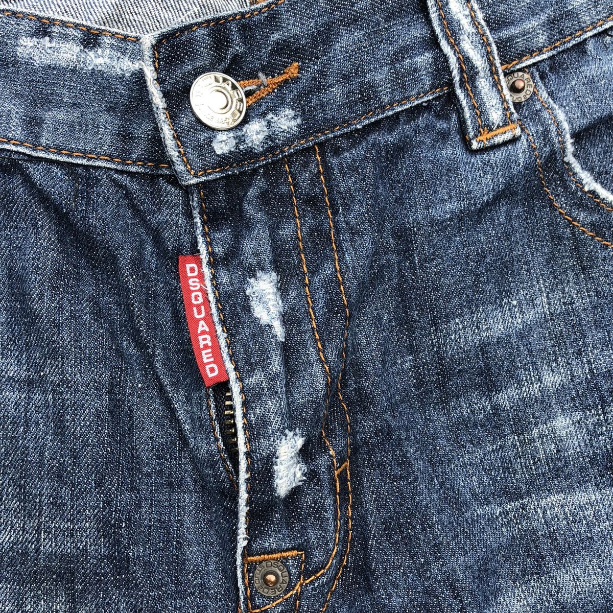 Dsquared2 × Vintage Rare Vintage Dsquared2 Distress Denim Jeans Size US 32 / EU 48 - 14 Thumbnail