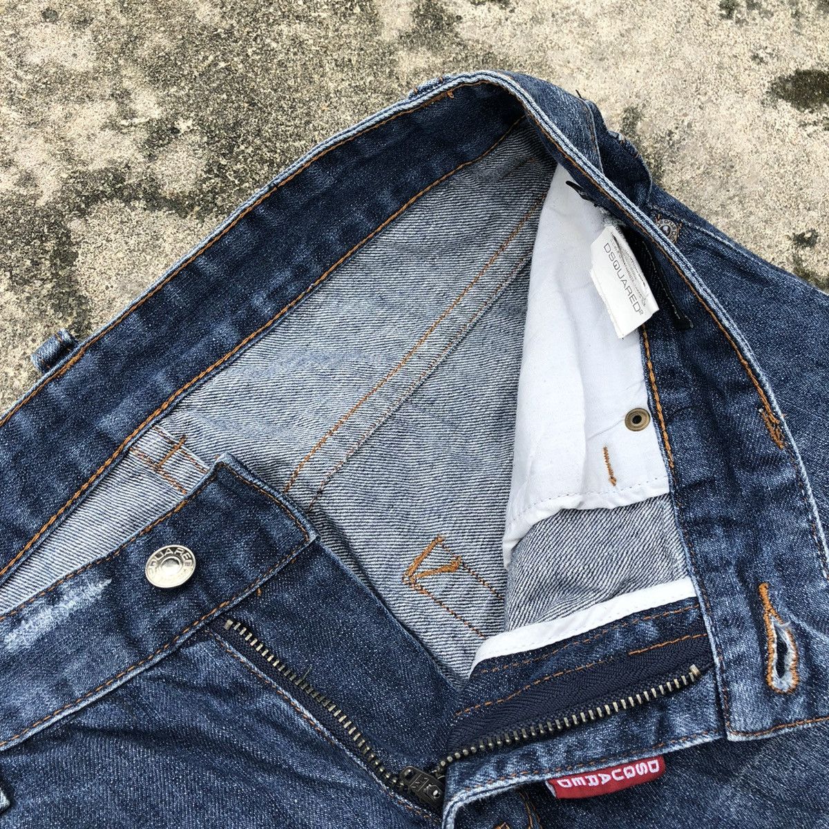 Dsquared2 × Vintage Rare Vintage Dsquared2 Distress Denim Jeans Size US 32 / EU 48 - 15 Thumbnail