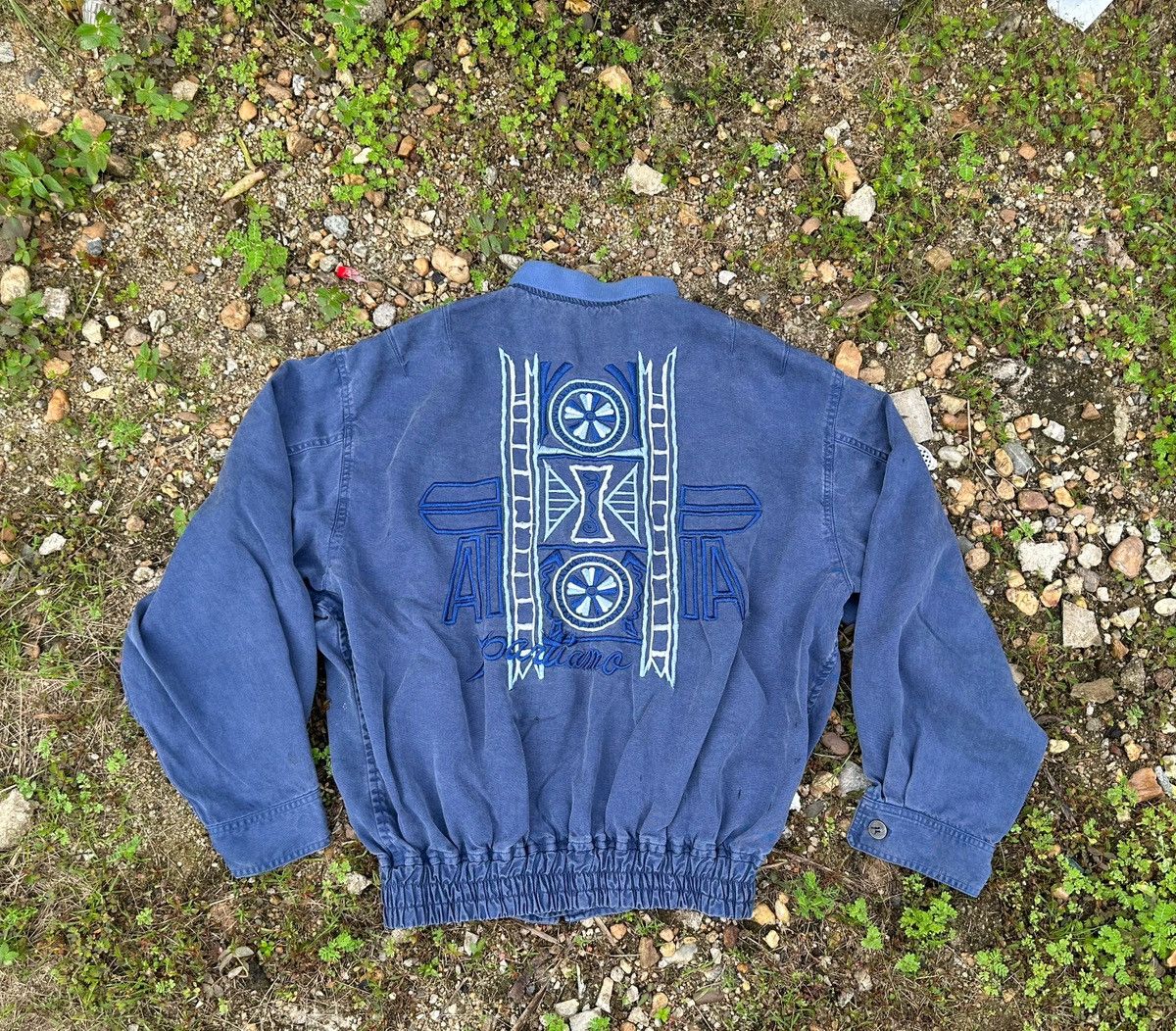 Vintage Partiamo bomber jacket Size US M / EU 48-50 / 2 - 2 Thumbnail