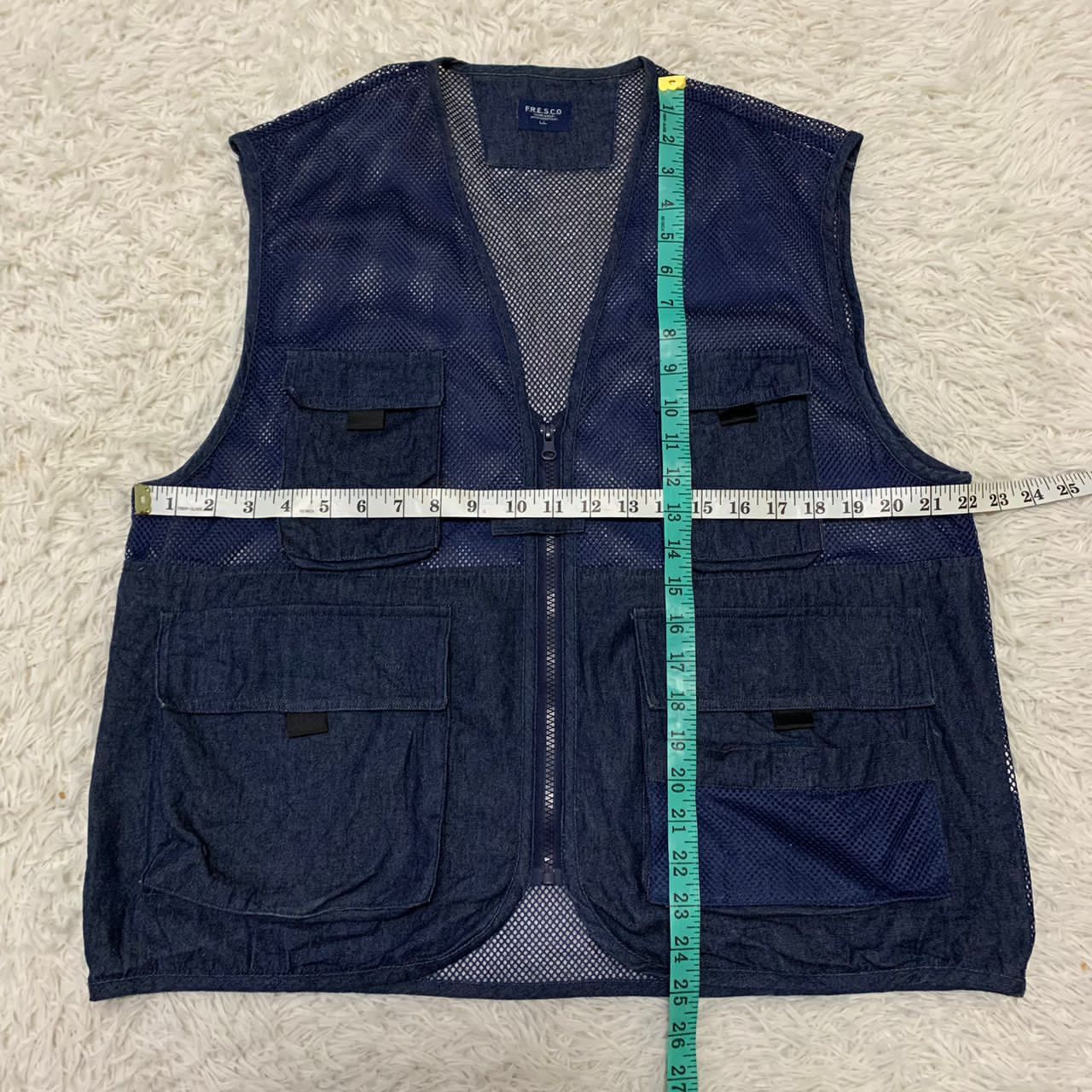 Japanese Brand FRESCO Multipockets vest Size US L / EU 52-54 / 3 - 3 Thumbnail