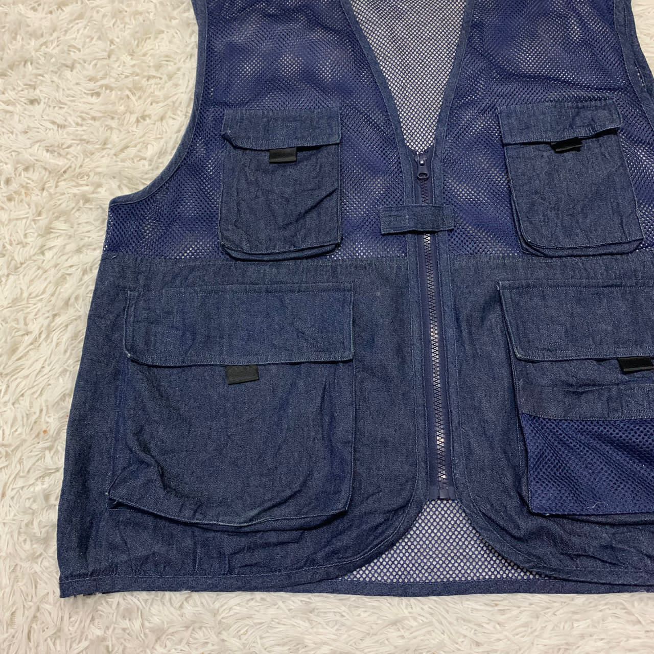 Japanese Brand FRESCO Multipockets vest Size US L / EU 52-54 / 3 - 6 Thumbnail