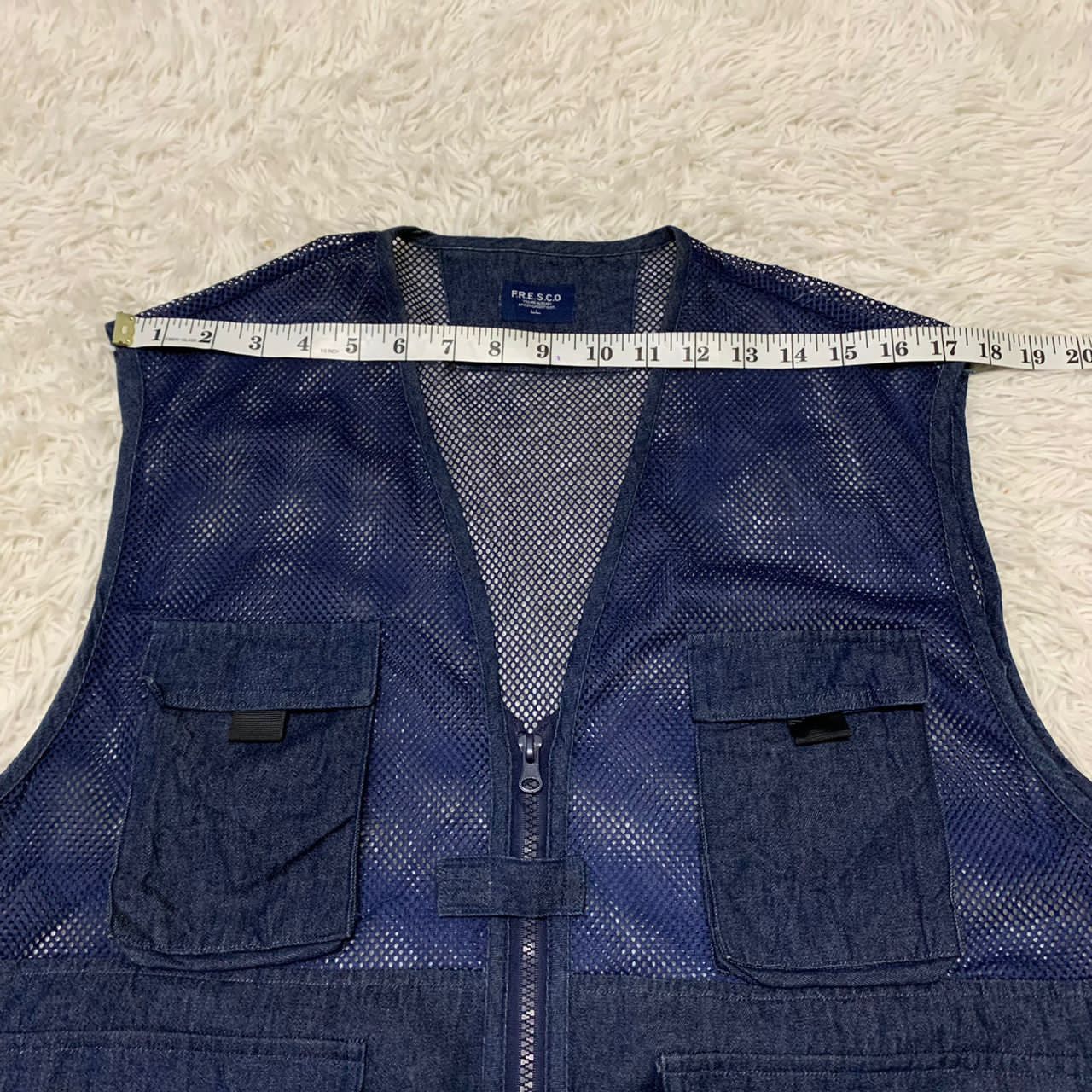 Japanese Brand FRESCO Multipockets vest Size US L / EU 52-54 / 3 - 4 Thumbnail