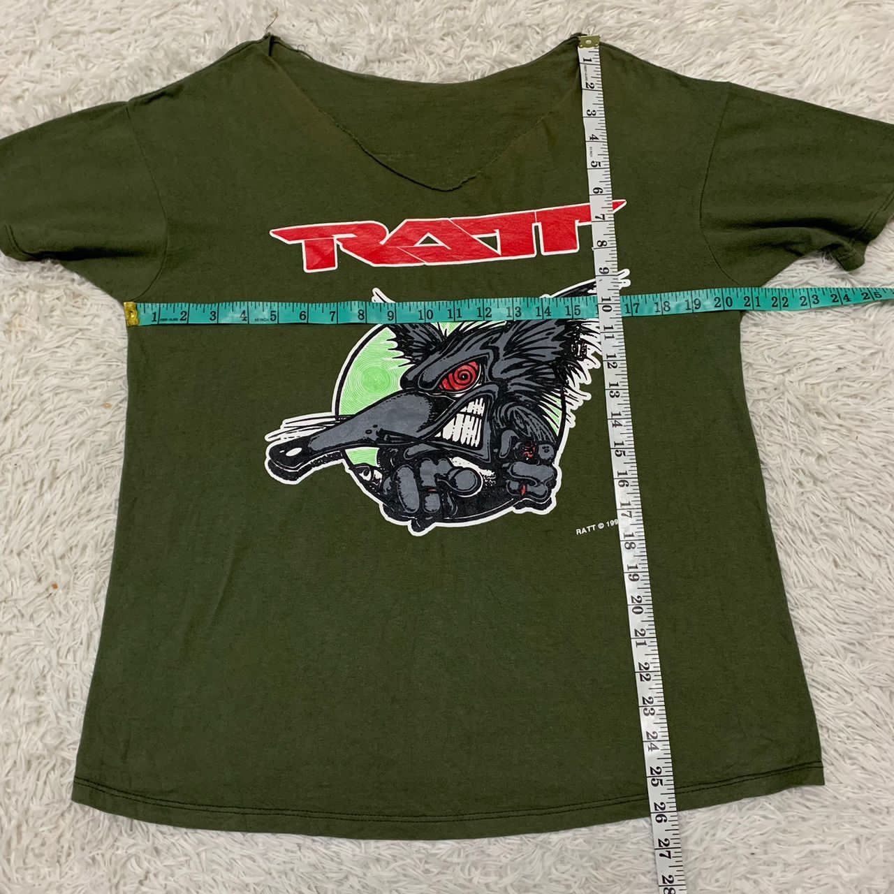 Vintage Vintage Ratt n Roll 1997 tshirt Size M / US 6-8 / IT 42-44 - 3 Thumbnail