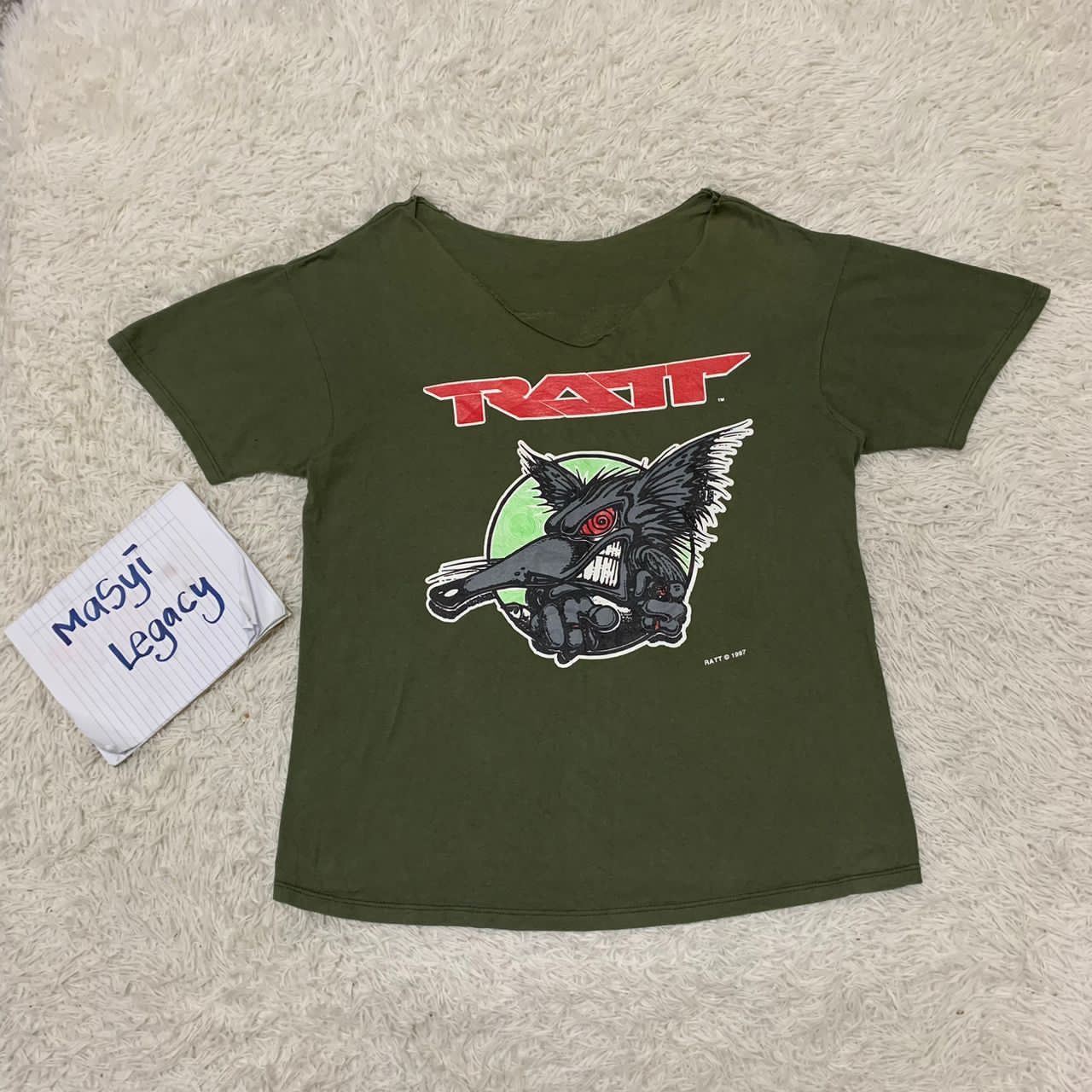 Vintage Vintage Ratt n Roll 1997 tshirt Size M / US 6-8 / IT 42-44 - 1 Thumbnail