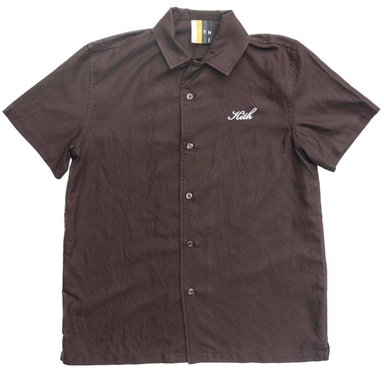 Kith KITH Deadstock Rare Silk Thompson Camp Collar Shirt - Brown 