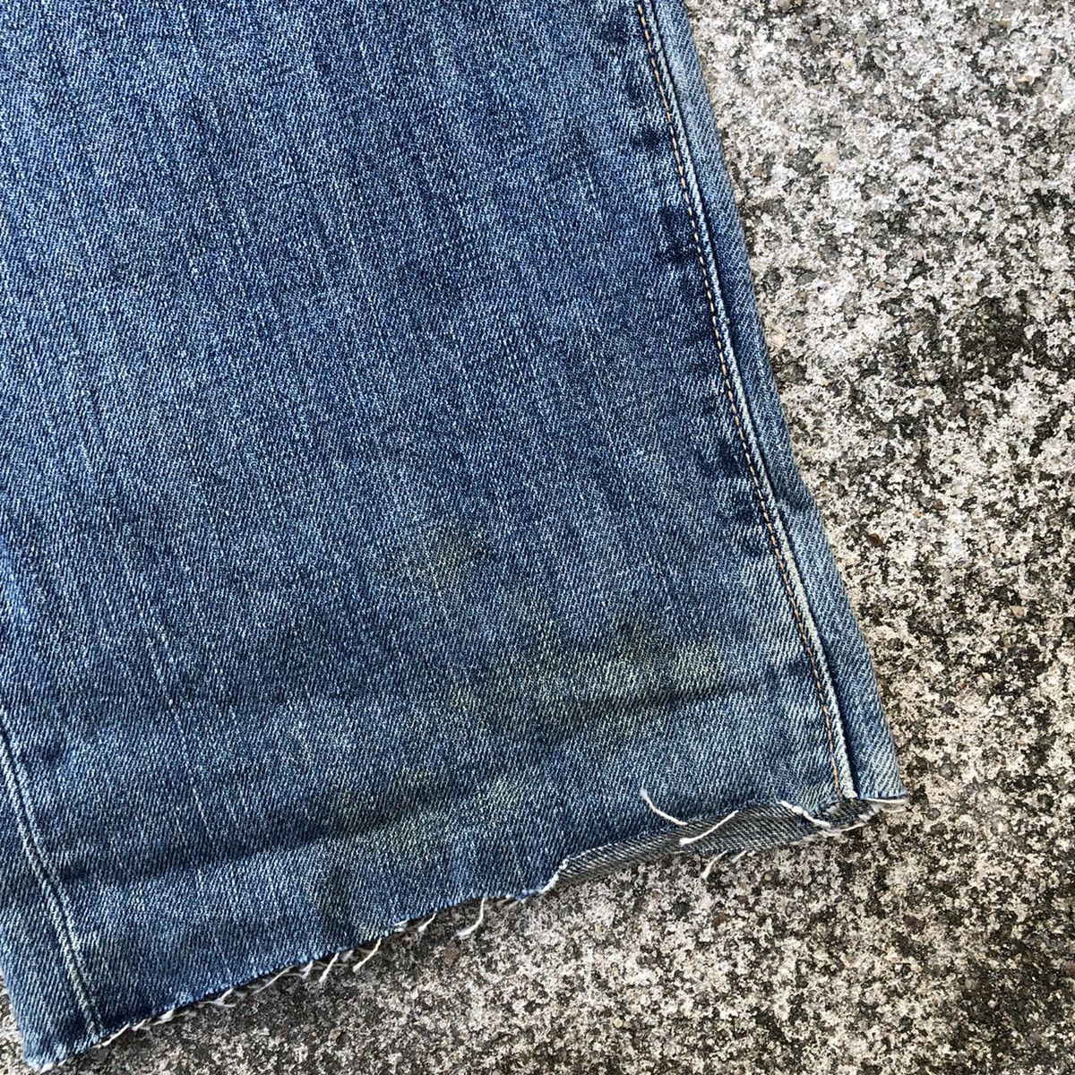 Edwin × Vintage Rare Vintage Edwin 505 Stoned Wash Distress Selvedge Jeans Size US 32 / EU 48 - 9 Thumbnail