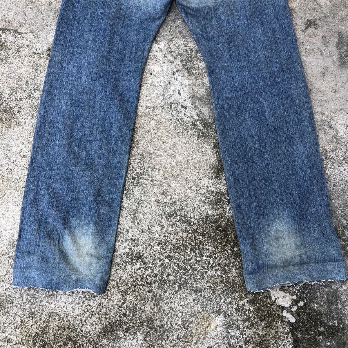 Edwin × Vintage Rare Vintage Edwin 505 Stoned Wash Distress Selvedge Jeans Size US 32 / EU 48 - 8 Thumbnail