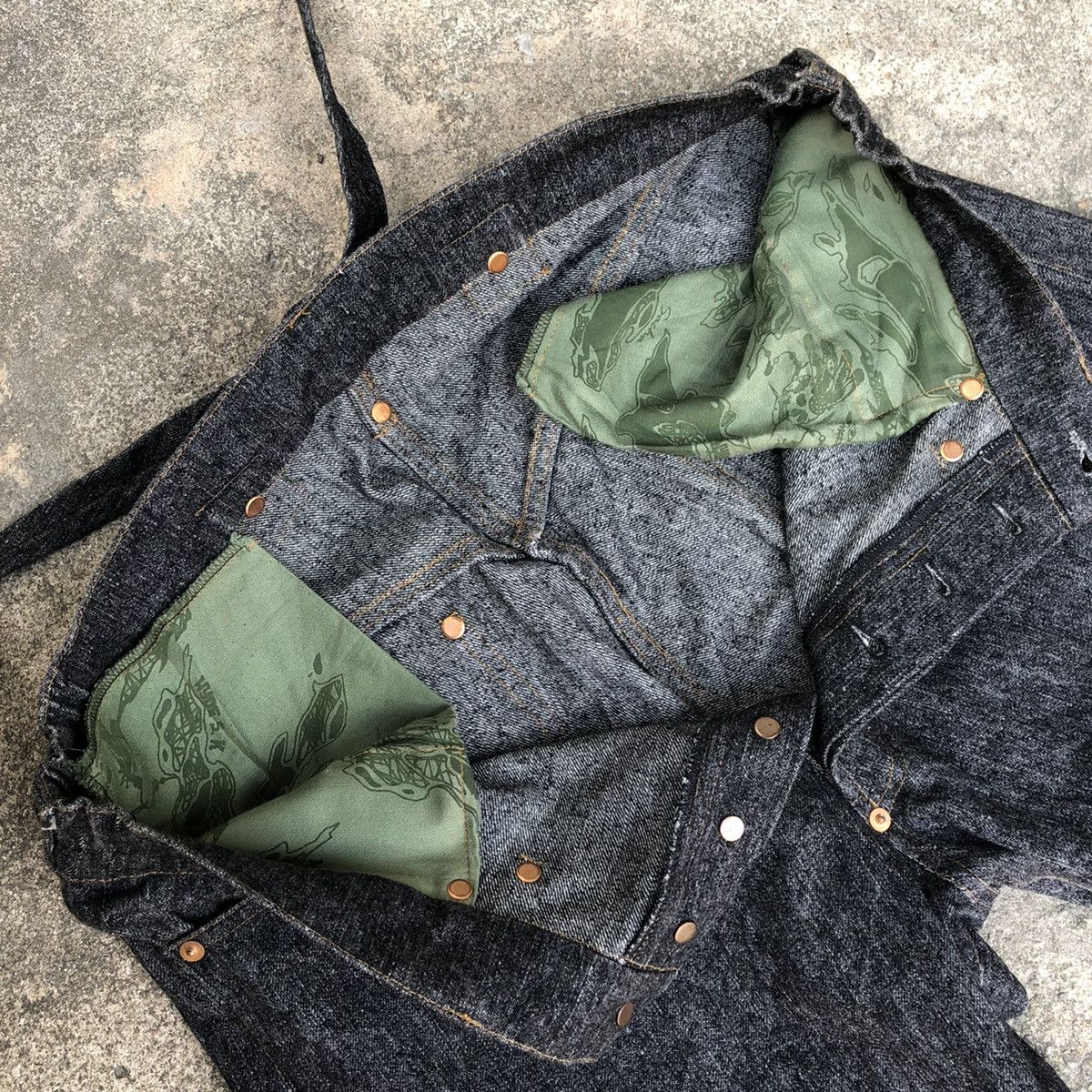 Japanese Brand × Vintage 🔥Rare🔥Vintage England Hyde SK Original Patchwork Denim Jeans Size US 32 / EU 48 - 14 Thumbnail