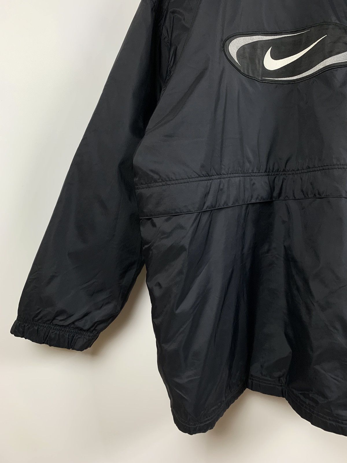 Nike 90s Vintage Nike Big Logo Embroidered Swoosh Coat Jacket Size US XXL / EU 58 / 5 - 13 Thumbnail