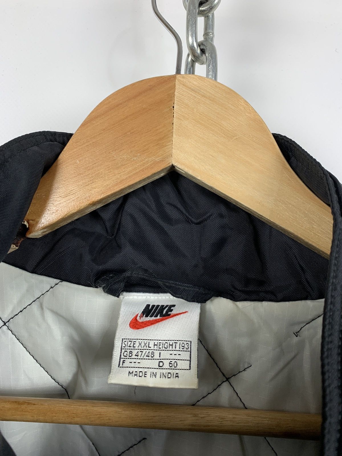 Nike 90s Vintage Nike Big Logo Embroidered Swoosh Coat Jacket Size US XXL / EU 58 / 5 - 15 Thumbnail