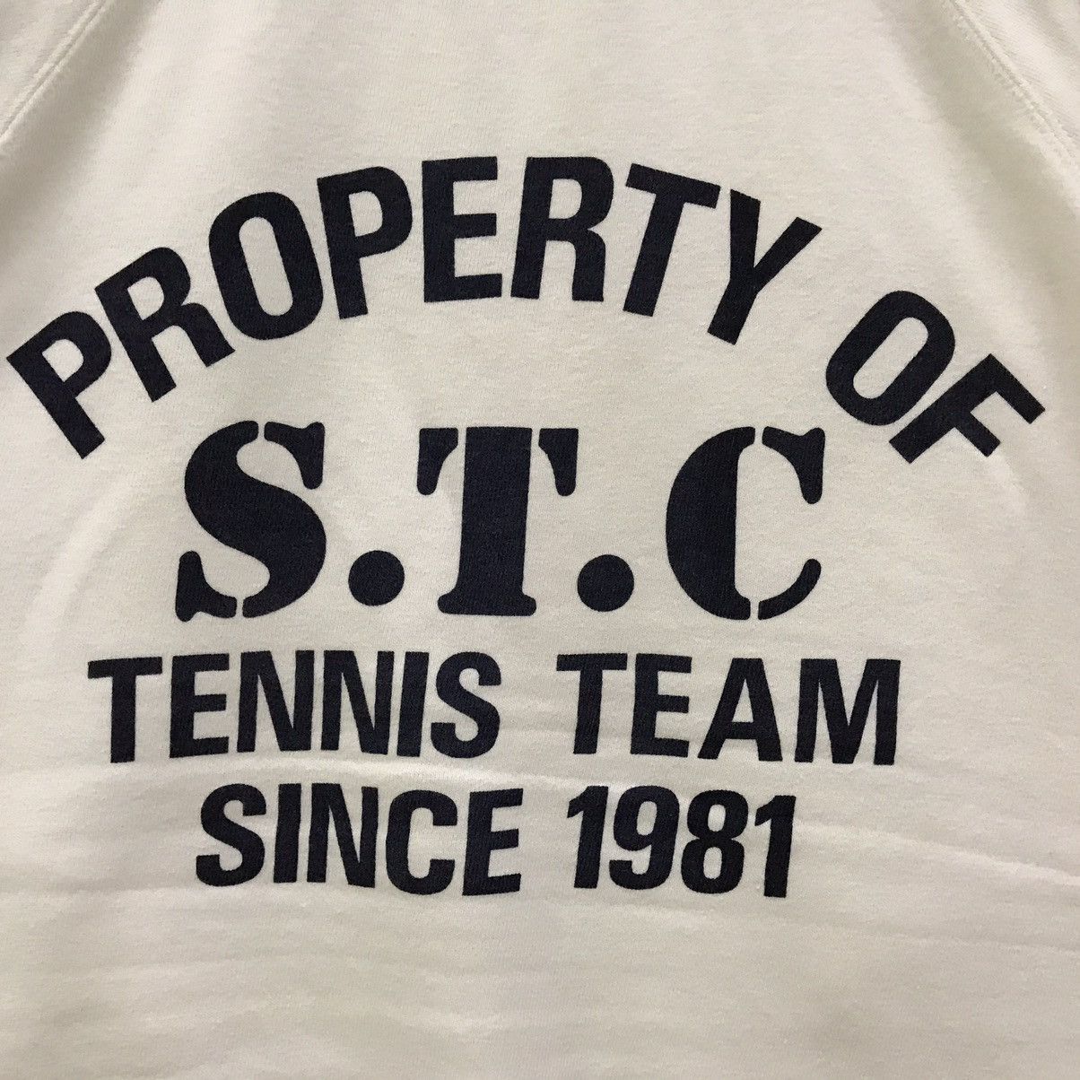 Champion × Vintage Champion Crewneck Spellout Property Tennis Team Since1981 Size US M / EU 48-50 / 2 - 3 Thumbnail
