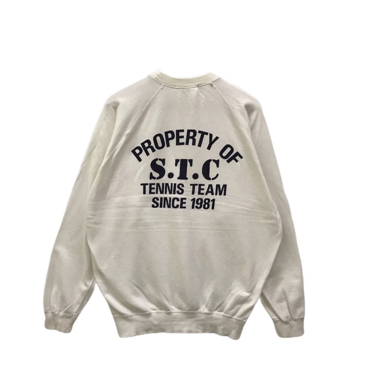 Champion Crewneck Spellout Property Tennis Team Since1981 - Main Image