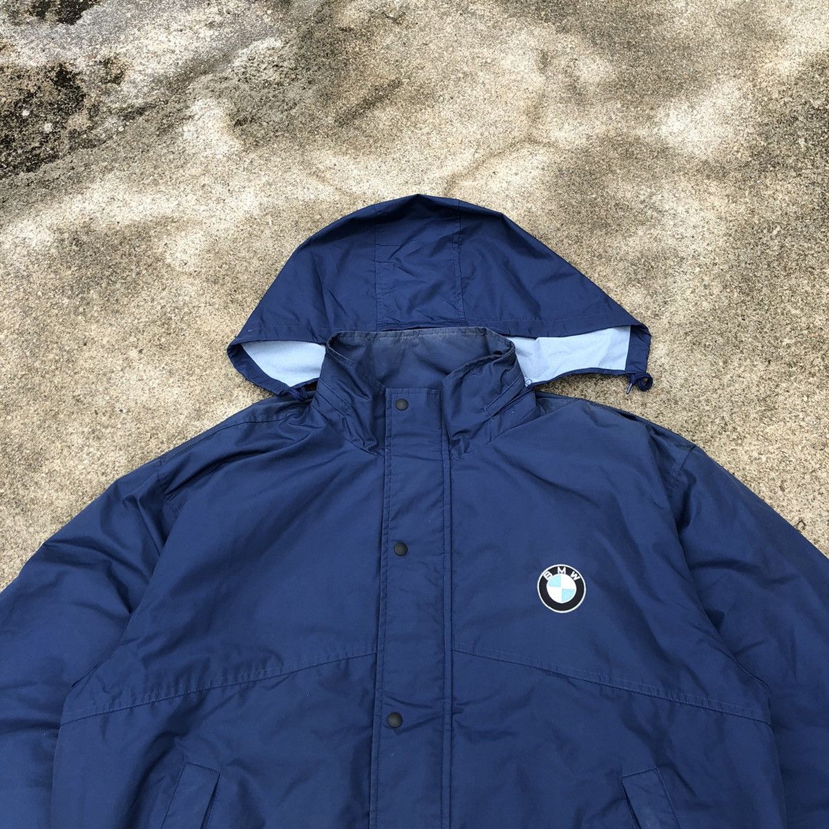 BMW × Sports Specialties 🔥Rare🔥BMW Racing Fleece Inside Bomber Jacket With Hoodie Size US L / EU 52-54 / 3 - 3 Thumbnail