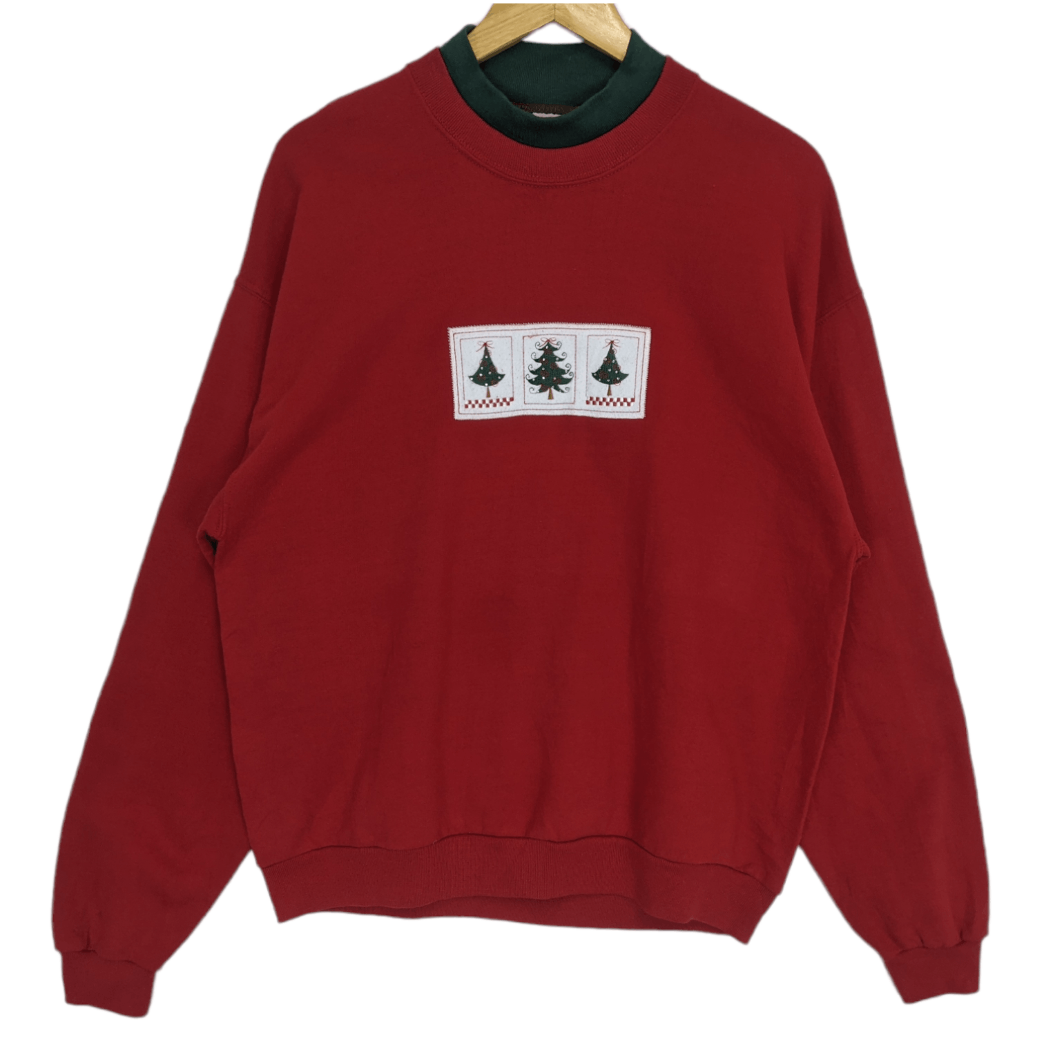 Vintage Vintage 90's CHRISTMAS TREE Christmas Jumper Sweatshirt Size US L / EU 52-54 / 3 - 2 Thumbnail