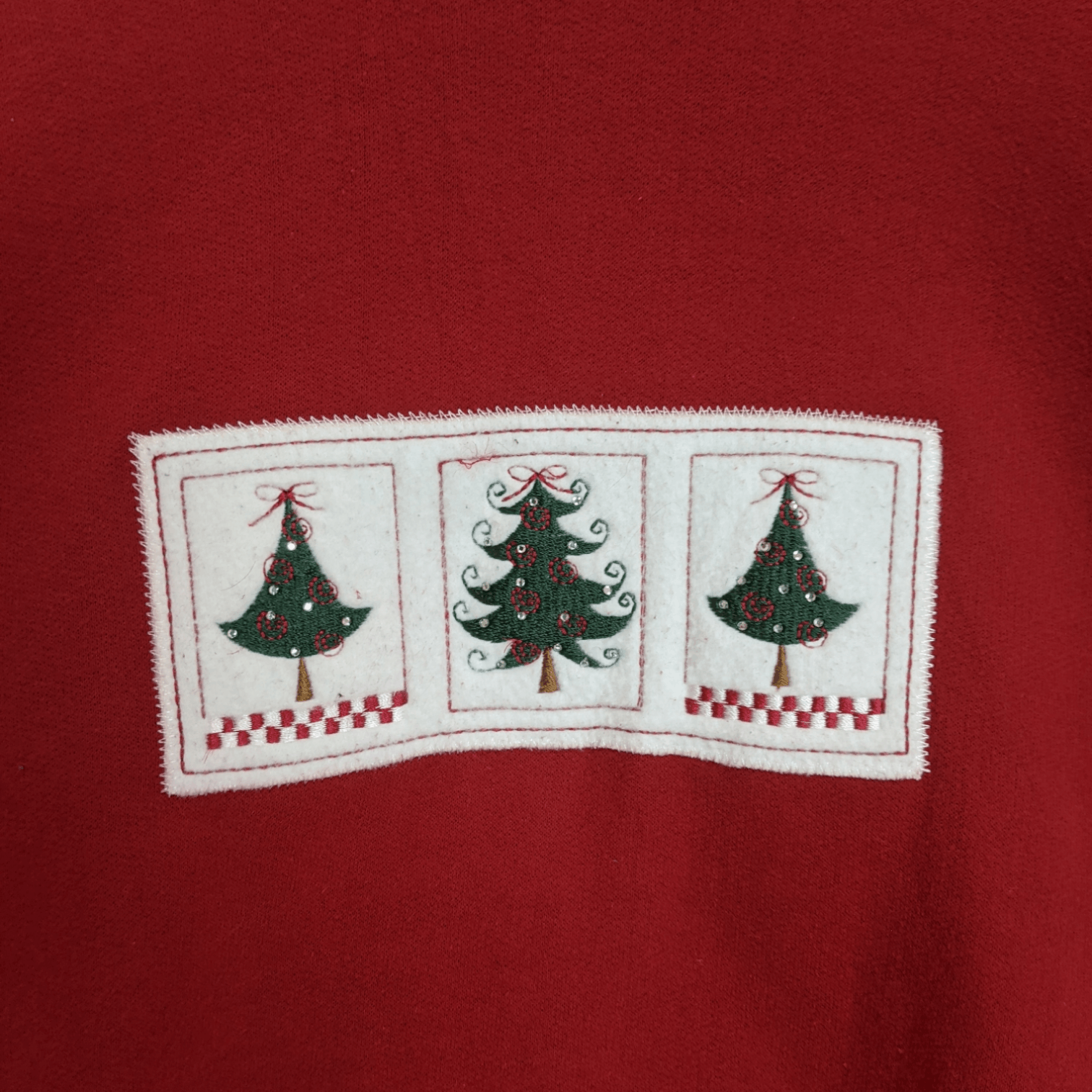 Vintage Vintage 90's CHRISTMAS TREE Christmas Jumper Sweatshirt Size US L / EU 52-54 / 3 - 5 Thumbnail