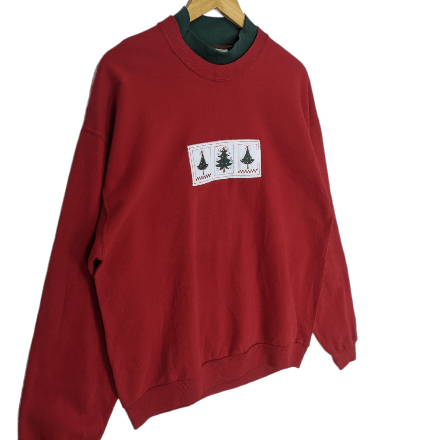Vintage Vintage 90's CHRISTMAS TREE Christmas Jumper Sweatshirt Size US L / EU 52-54 / 3 - 3 Thumbnail