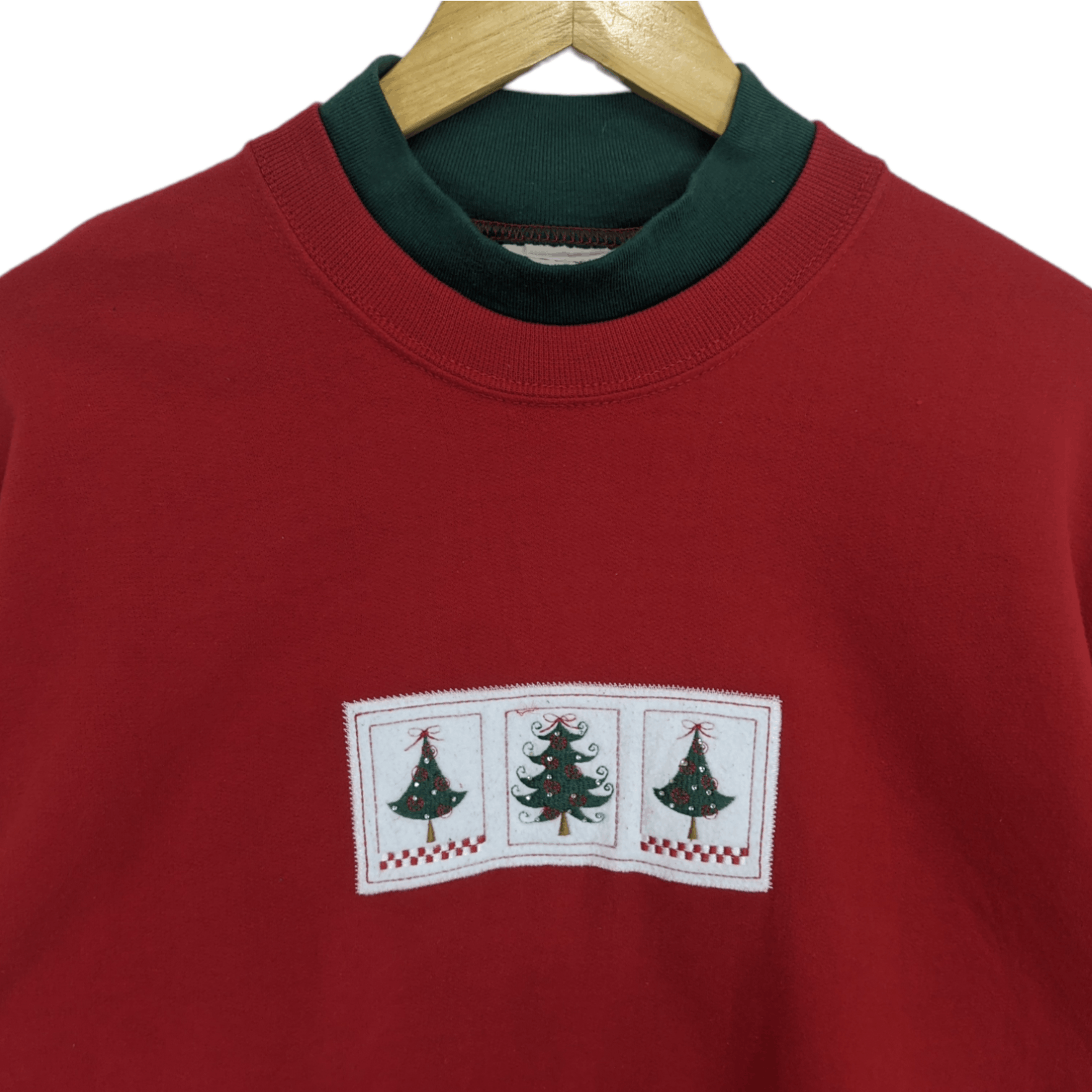 Vintage Vintage 90's CHRISTMAS TREE Christmas Jumper Sweatshirt Size US L / EU 52-54 / 3 - 4 Thumbnail