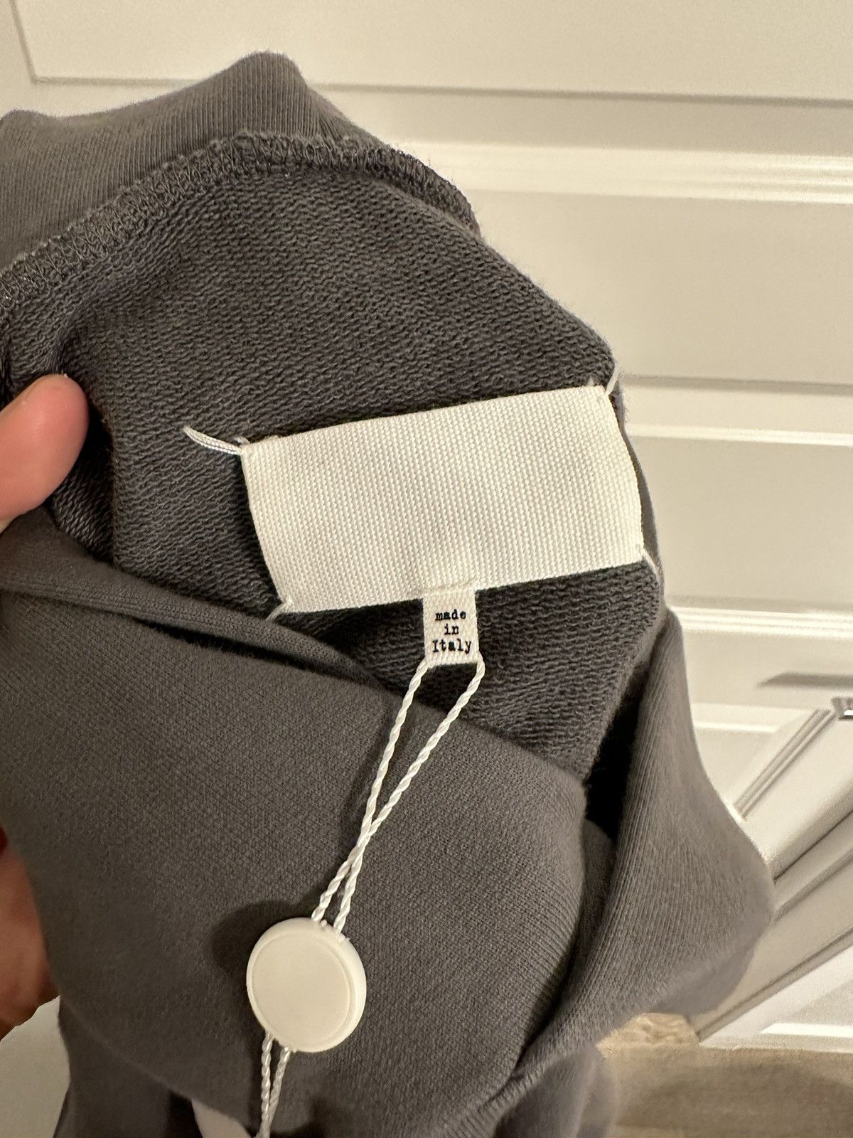 Maison Margiela 21ss テープロゴフーディ 48 Maison Margiela Numbers Logo Tape Print Hoodie