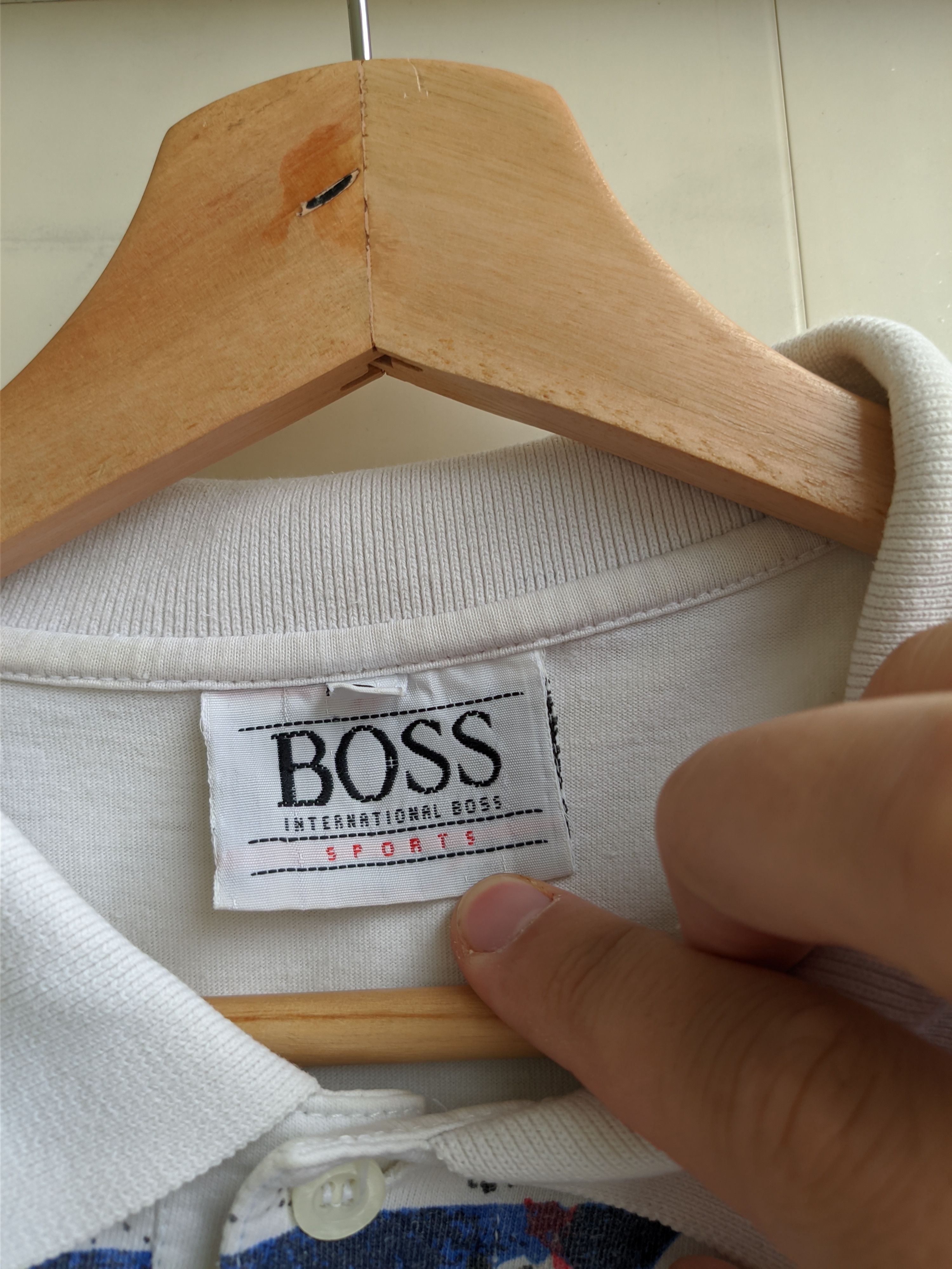 Hugo Boss × Vintage Vintage Hugo Boss Andre Agassi Style Polo Shirt Size US L / EU 52-54 / 3 - 7 Thumbnail