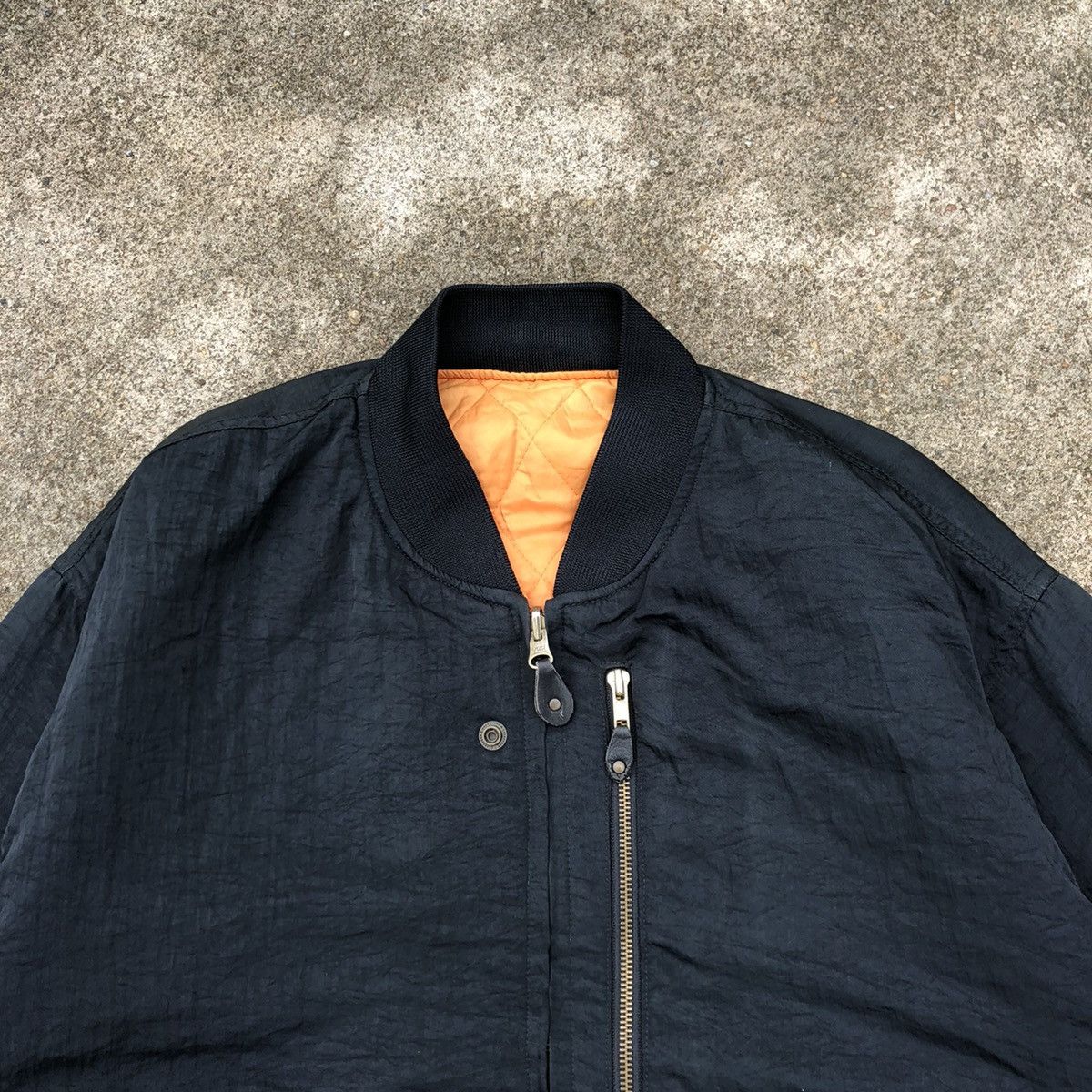 Japanese Brand × Vintage 🔥Rare🔥🇯🇵POTLATCH 80-East Reversible Flight Bomber Jacket Size US L / EU 52-54 / 3 - 2 Thumbnail