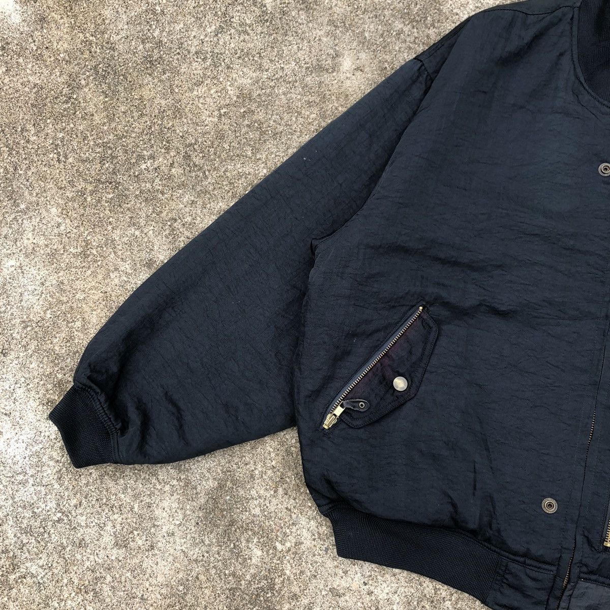 Japanese Brand × Vintage 🔥Rare🔥🇯🇵POTLATCH 80-East Reversible Flight Bomber Jacket Size US L / EU 52-54 / 3 - 9 Thumbnail