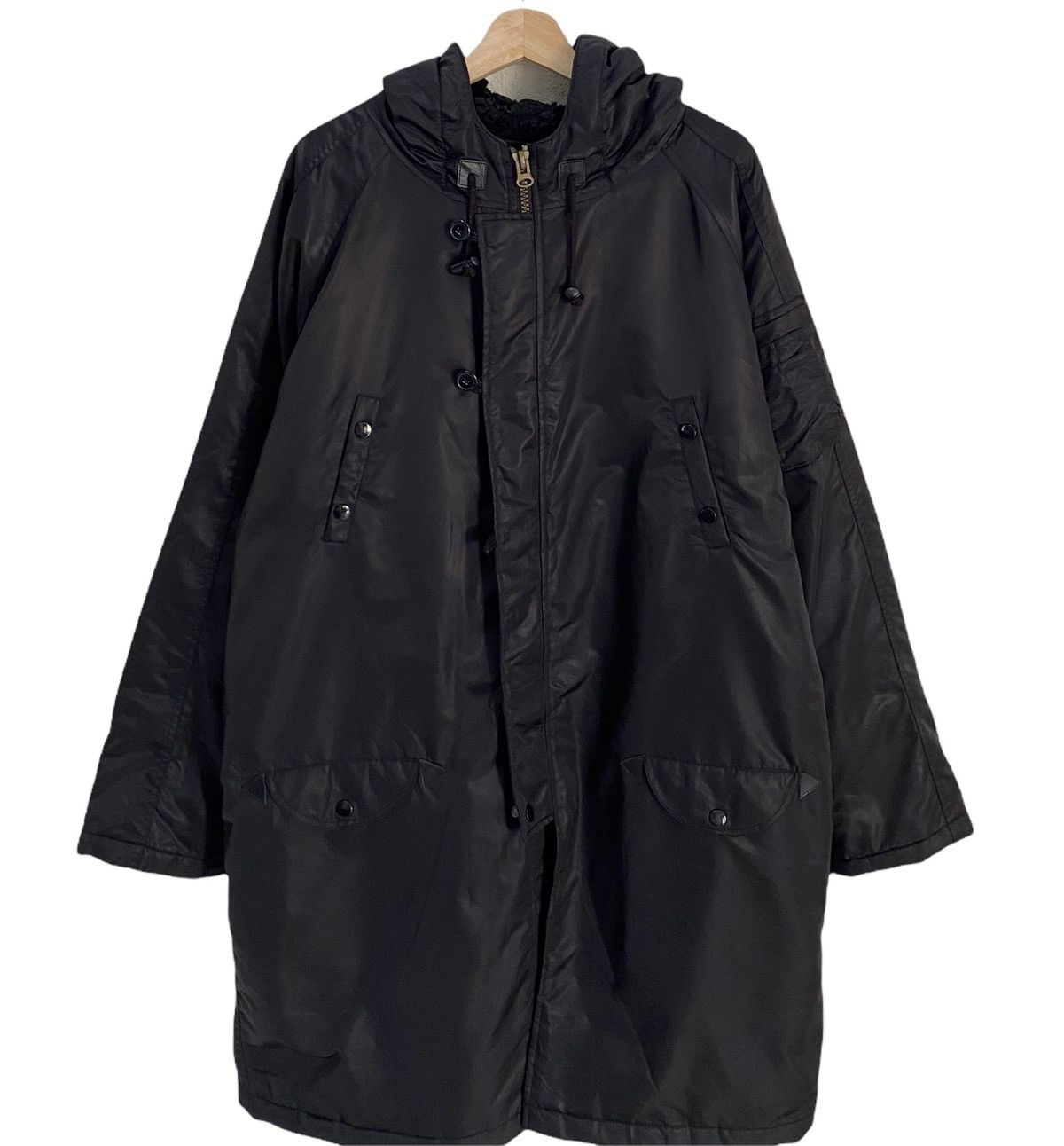 Parka London VINTAGE ARMY AIR FORCE MILITARY PARKA BOMBER JACKET HOODIE Size US XL / EU 56 / 4 - 3 Thumbnail