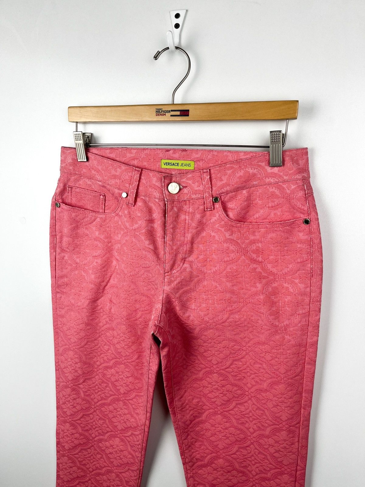 Versace Versace Jeans Pink Pants womens Y2K Size 28" / US 6 / IT 42 - 2 Thumbnail