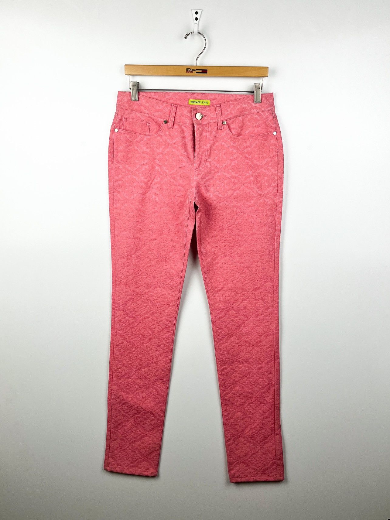 Versace Versace Jeans Pink Pants womens Y2K Size 28" / US 6 / IT 42 - 4 Thumbnail