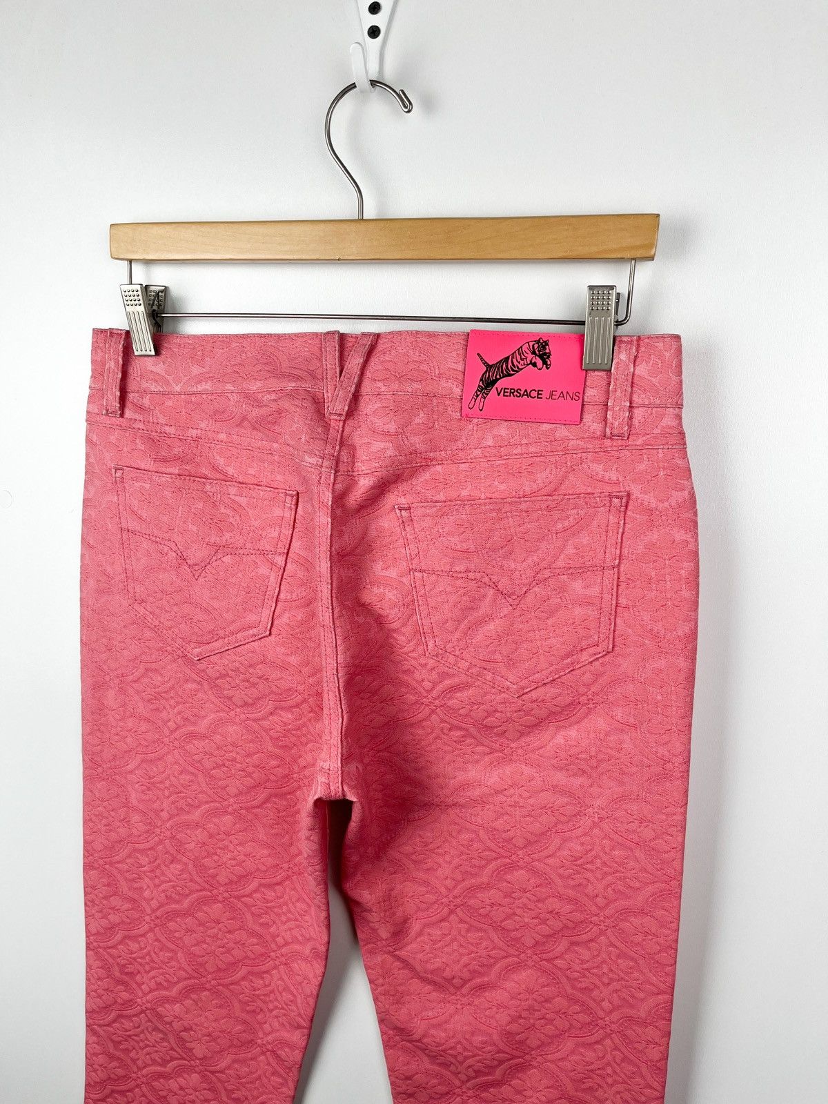 Versace Versace Jeans Pink Pants womens Y2K Size 28" / US 6 / IT 42 - 1 Thumbnail
