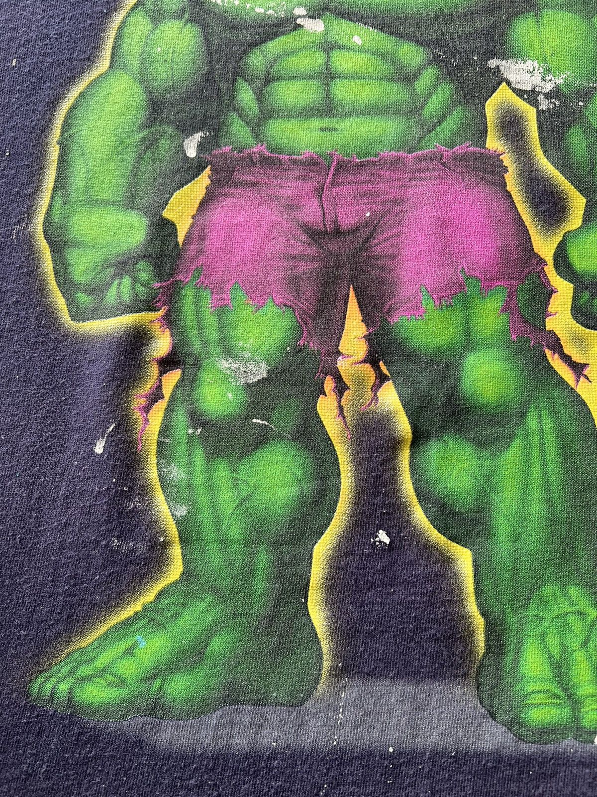 Band Tees Vintage 2003 Hulk Marvel Movie Purple Tee Size US M / EU 48-50 / 2 - 5 Thumbnail