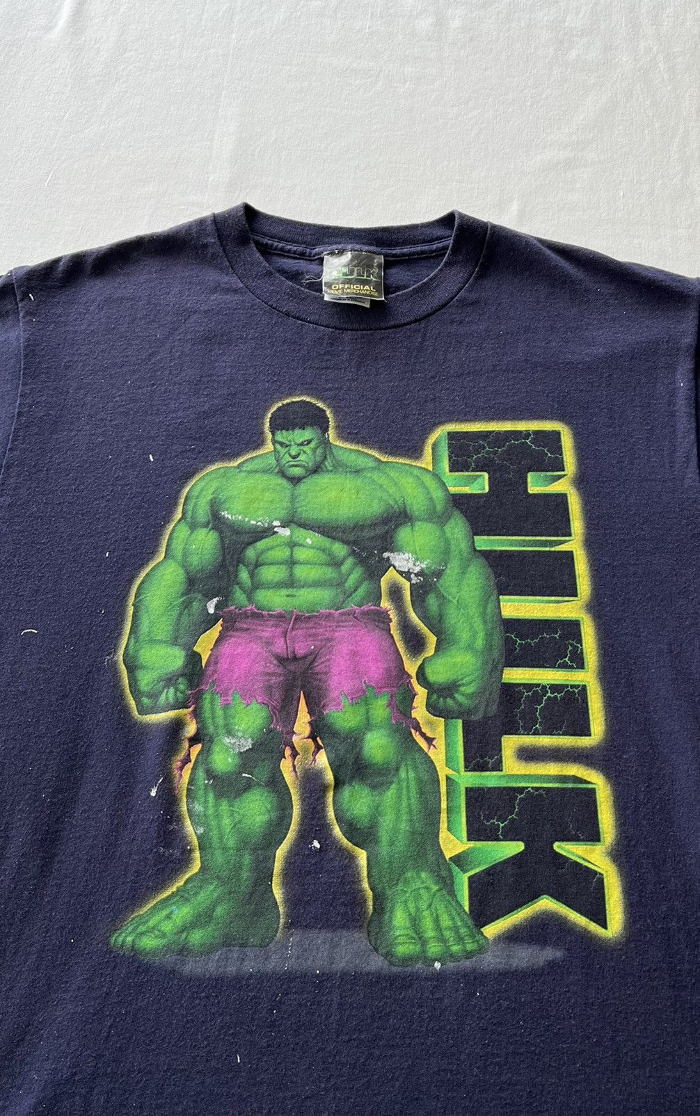 Band Tees Vintage 2003 Hulk Marvel Movie Purple Tee Size US M / EU 48-50 / 2 - 3 Thumbnail