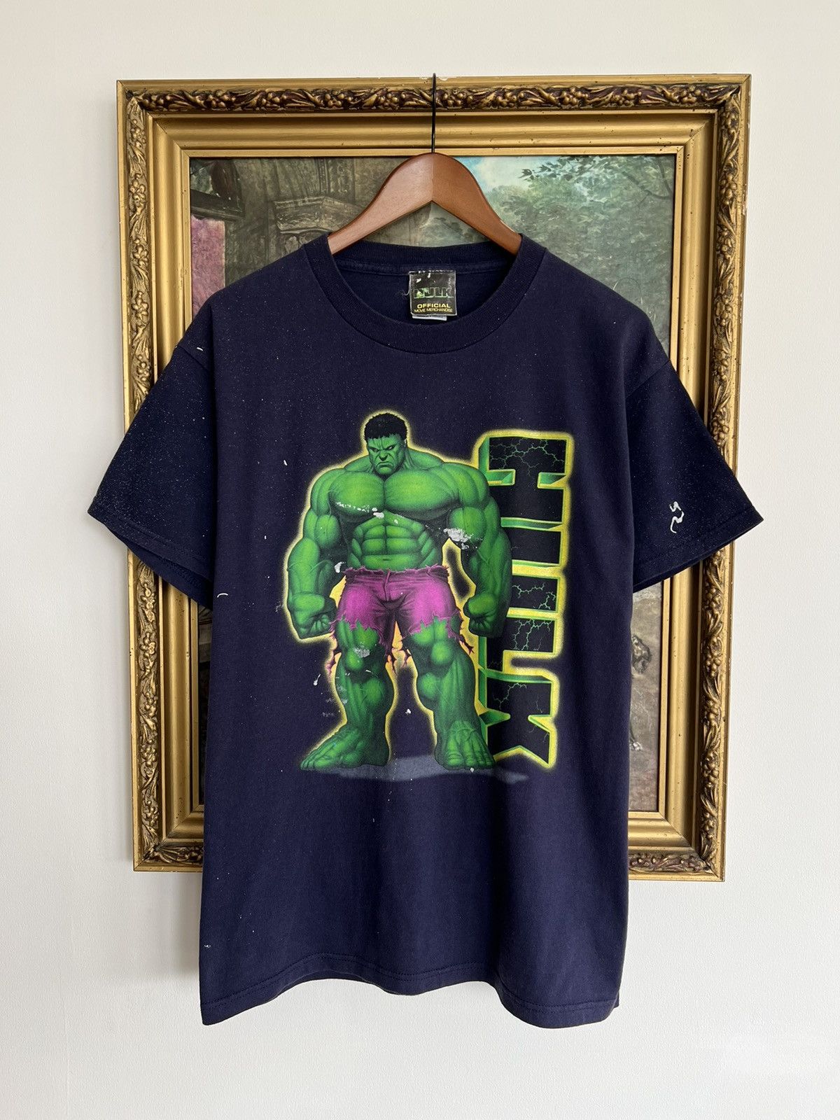 Band Tees Vintage 2003 Hulk Marvel Movie Purple Tee Size US M / EU 48-50 / 2 - 1 Thumbnail
