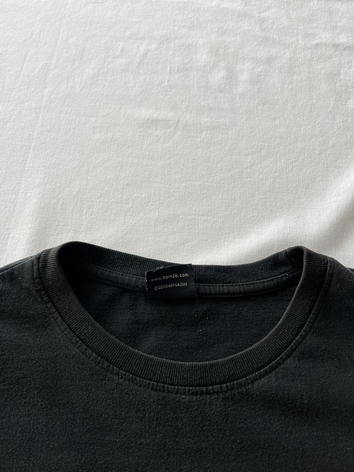 Band Tees Vintage 2000s Born 2B Unique Me Sperm Black Tee Size US L / EU 52-54 / 3 - 9 Thumbnail