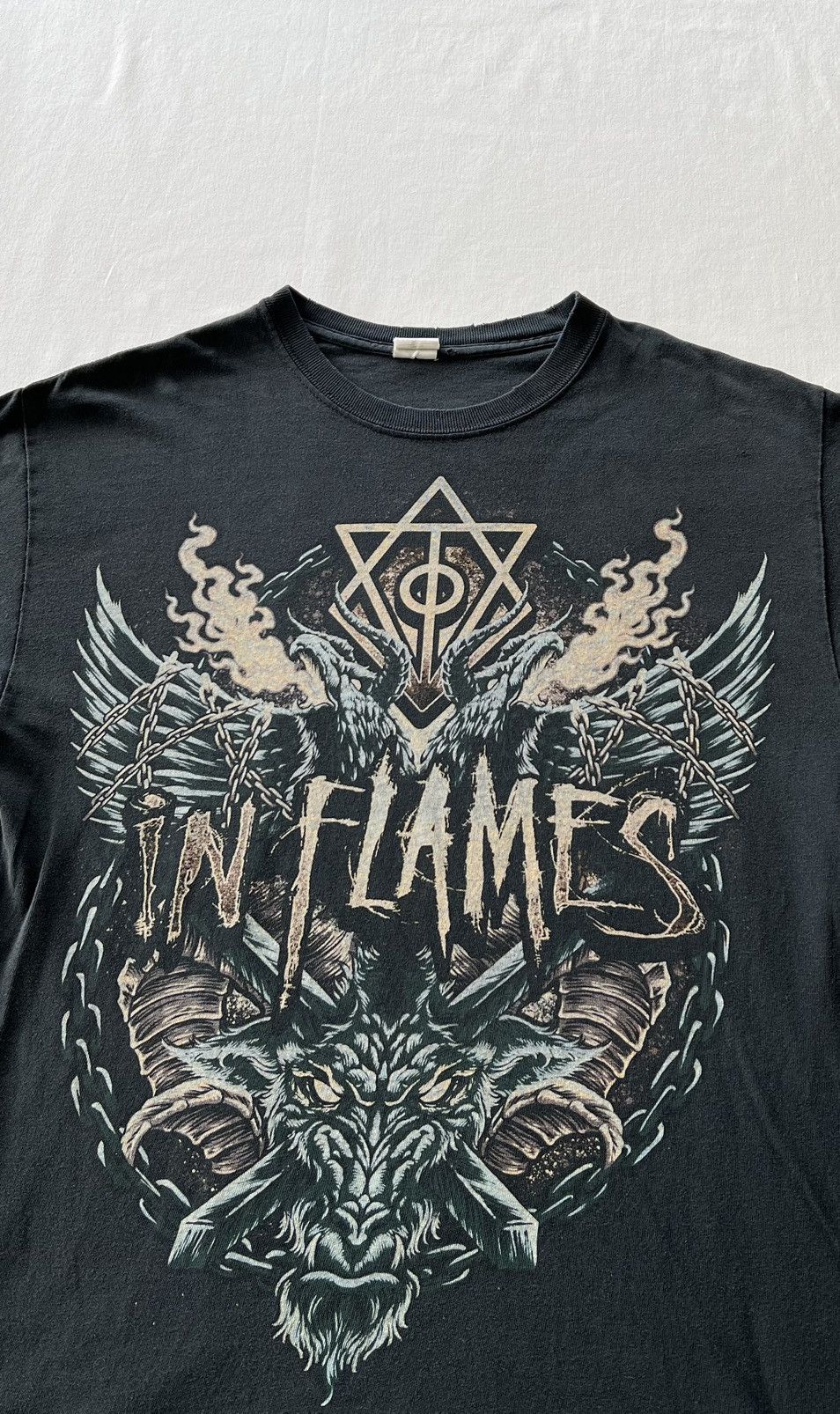 Band Tees Vintage 2000s In Flames Band Black Tee Size US M / EU 48-50 / 2 - 3 Thumbnail