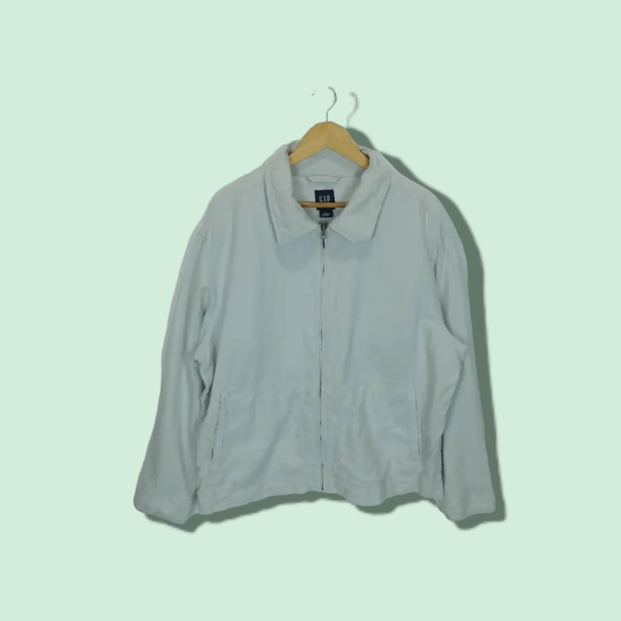 Gap × Palace Palace x GAP Varsity Jacket Grey Size XL | Grailed