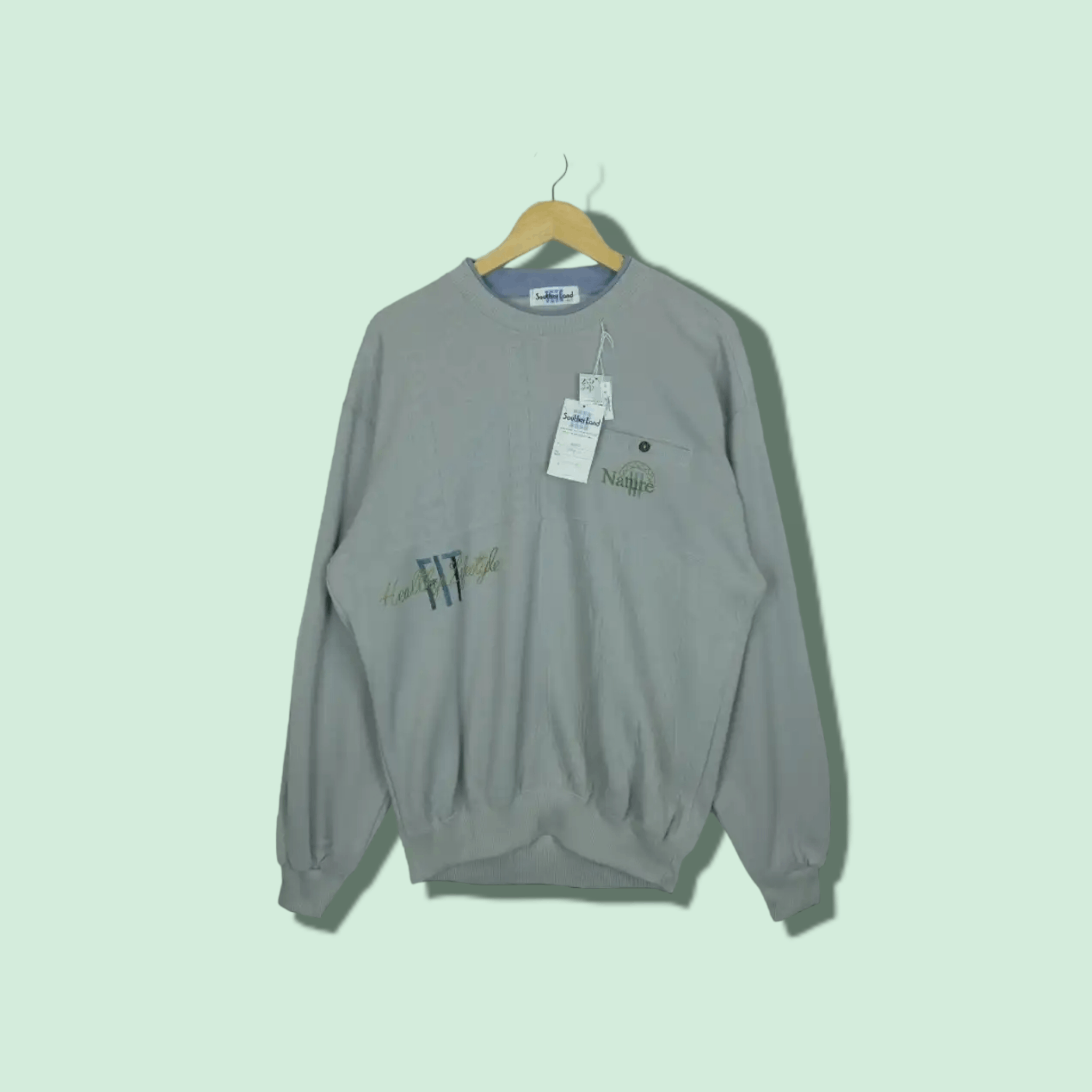 Japanese Brand Vintage 90's SOUTHER LAND Classic Retro Sweatshirts Size US XL / EU 56 / 4 - 1 Thumbnail