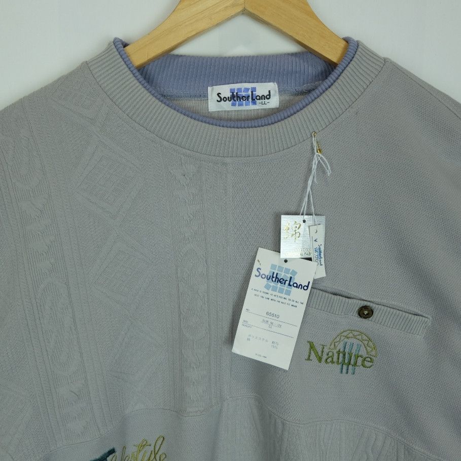 Japanese Brand Vintage 90's SOUTHER LAND Classic Retro Sweatshirts Size US XL / EU 56 / 4 - 3 Thumbnail