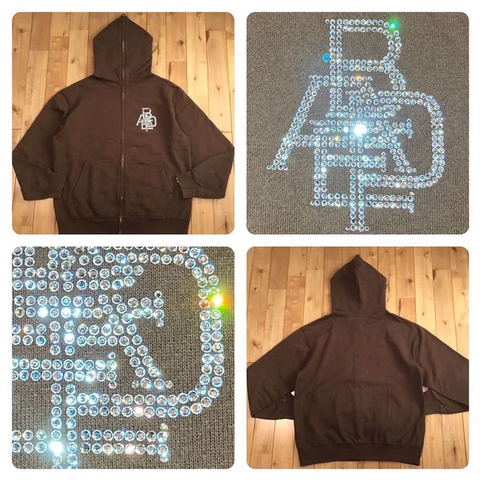 Swarovski hot sale bape hoodie